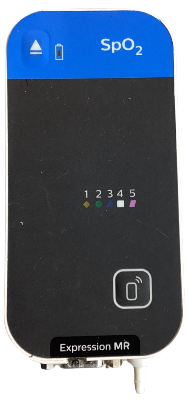PHILIPS EXPRESSION MR 989803192771 WIRELESS SPO2 PATIENT MODULE !
