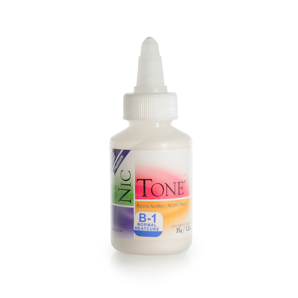 MDC NIC TONE Autocurable Coldcure Acrylic Resin Liquid and Powder All Shades