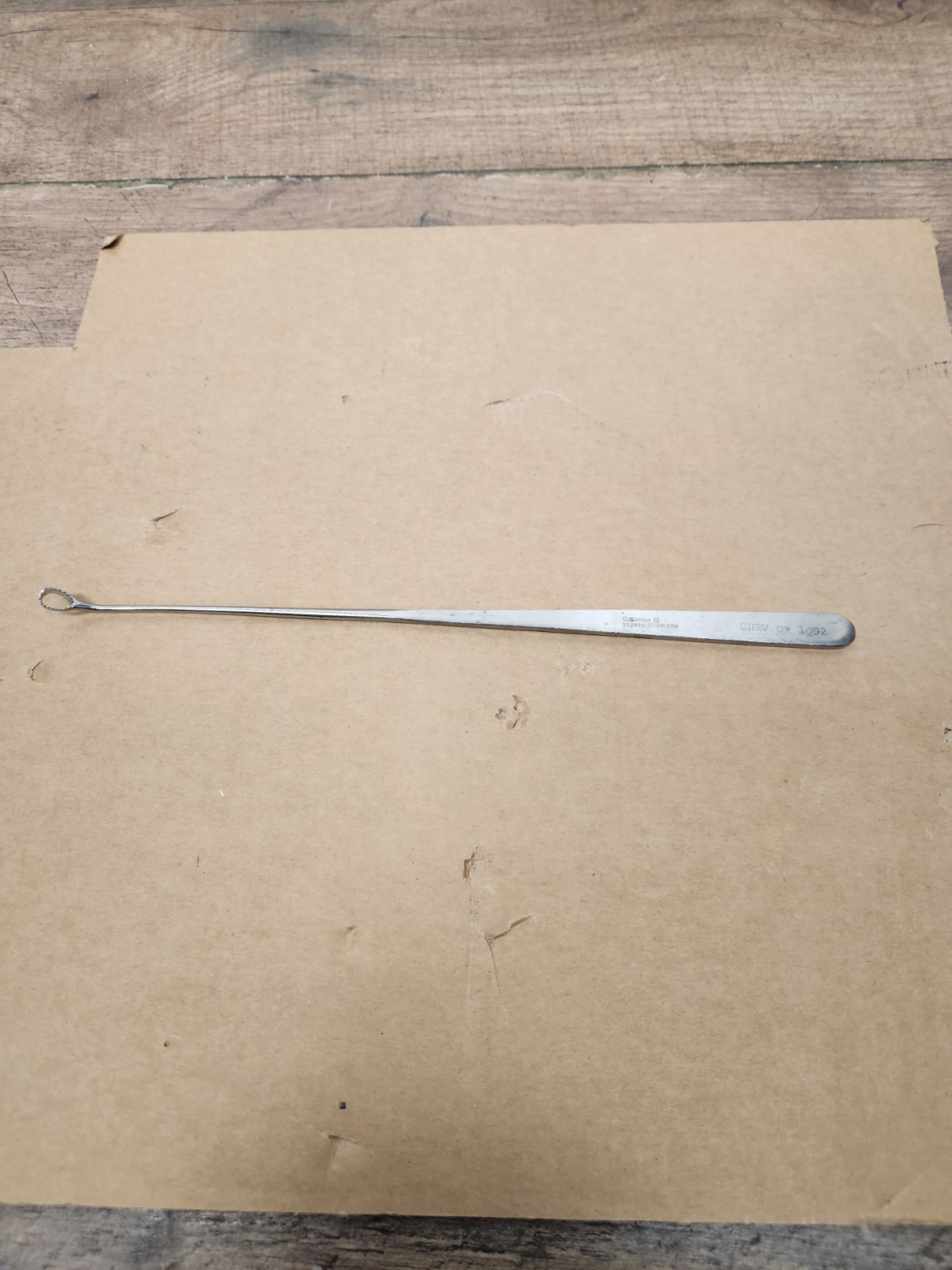 Codman 13 23-5670 Cone Ring Curette 9.5″ Overall Length