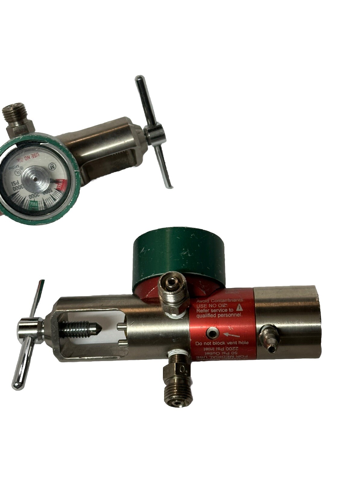 Allied Healthcare Life Support Products L370-220-G-STL Rhino Oxygen Regulator