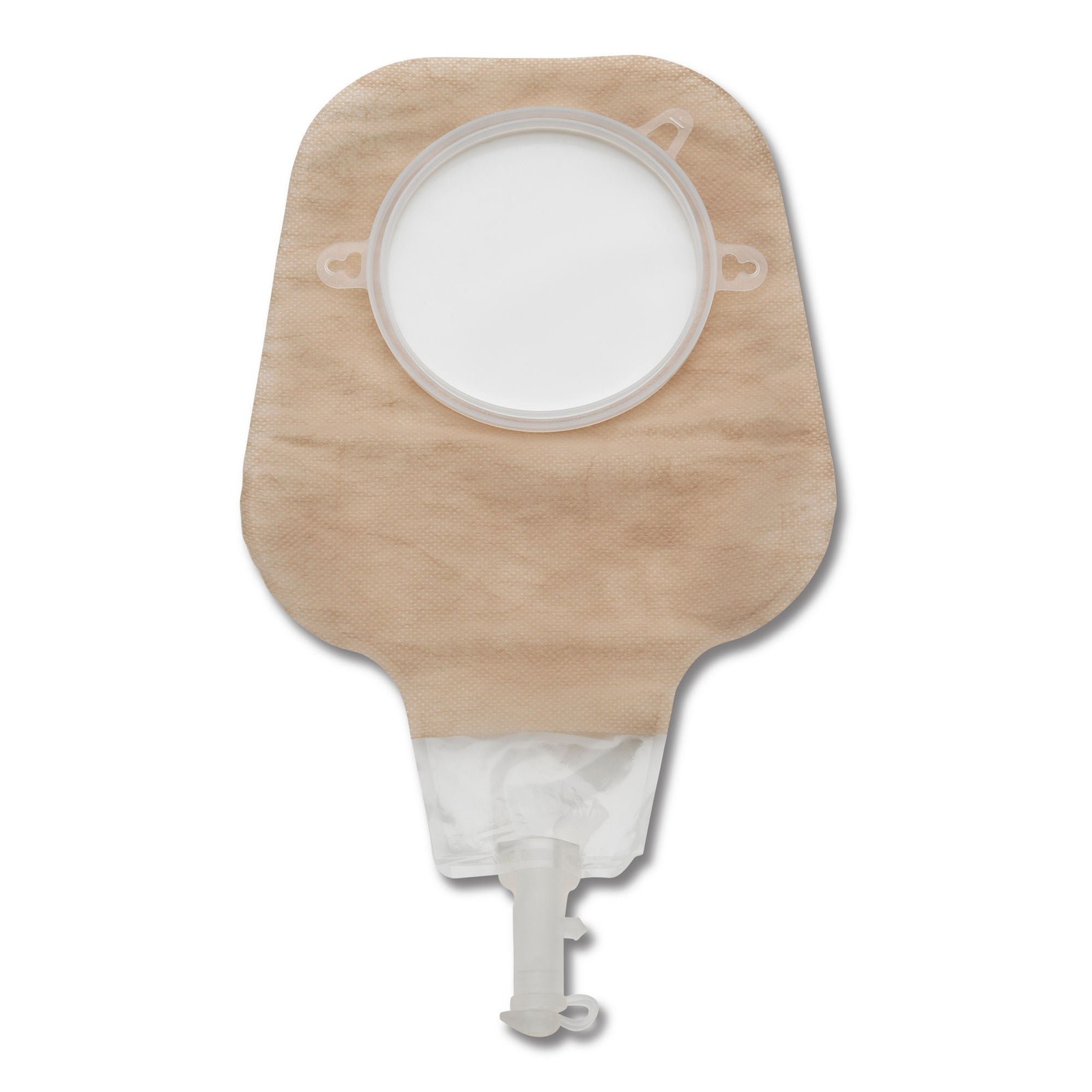New Image 2-Piece Ultra-Clear Ostomy Pouch, Pre-cut to Fit 102 mm Stoma, Yellow