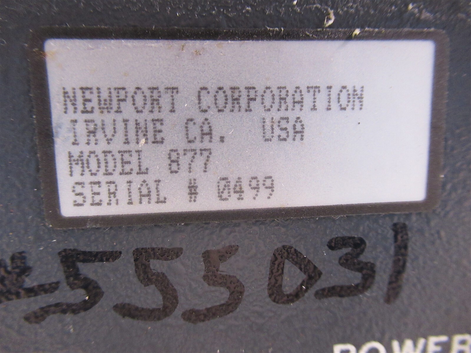 Newport 877 Avalanche Photodiode Supply Benchtop Laboratory Device