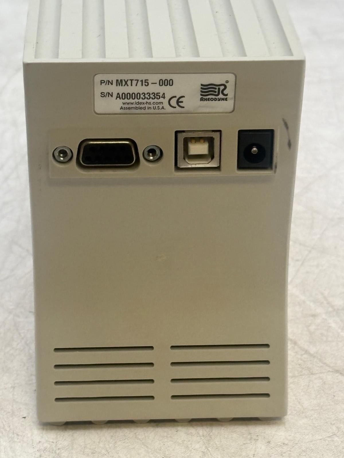 Rheodyne MXT715-000 with PD715 Diverter Valve 2-Position 6-Port / Thermo Fisher
