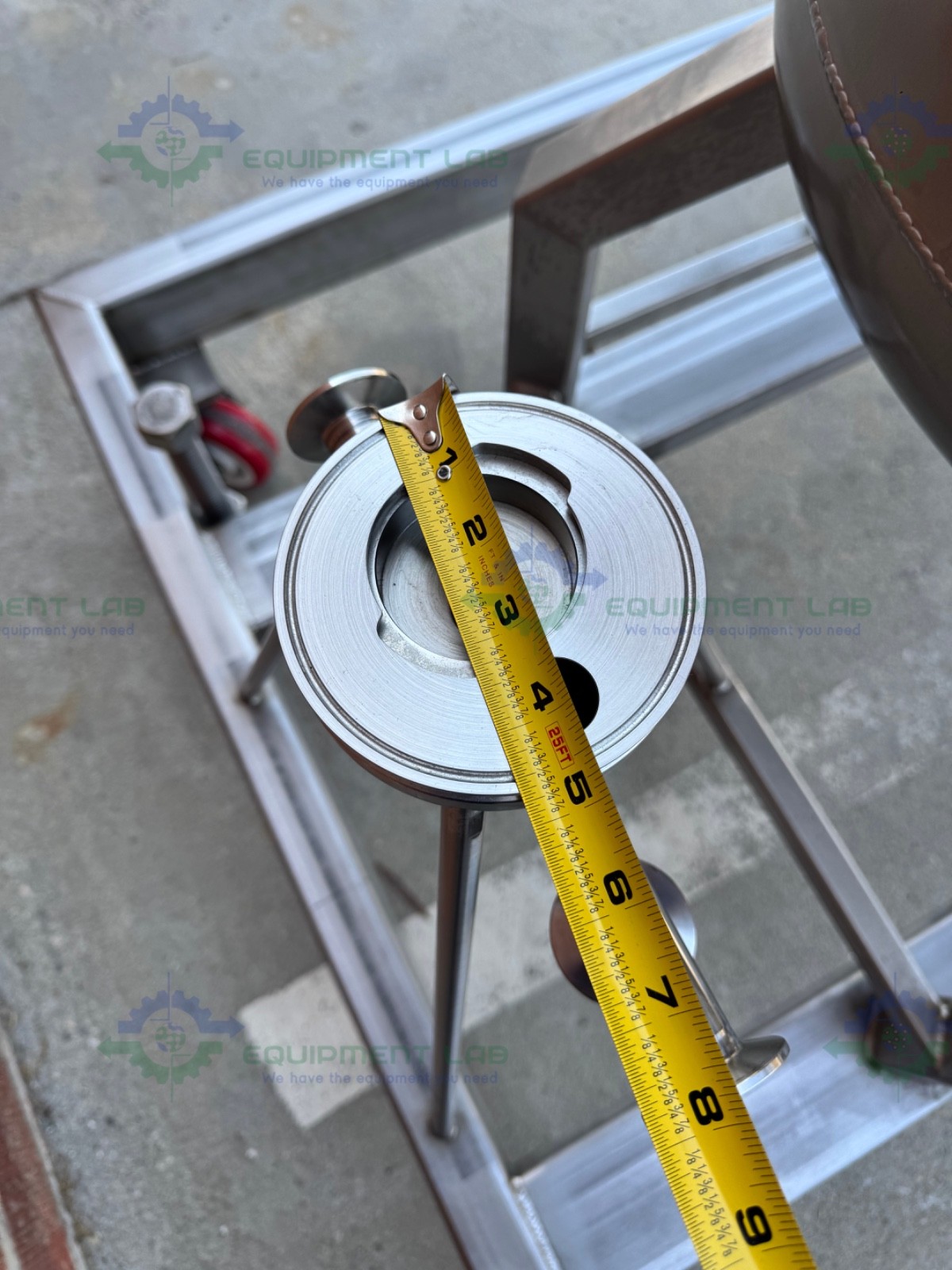 Unknown Brand 300 Liter Mixing Tank w/ Lenze 3 Phase Motor, Impeller