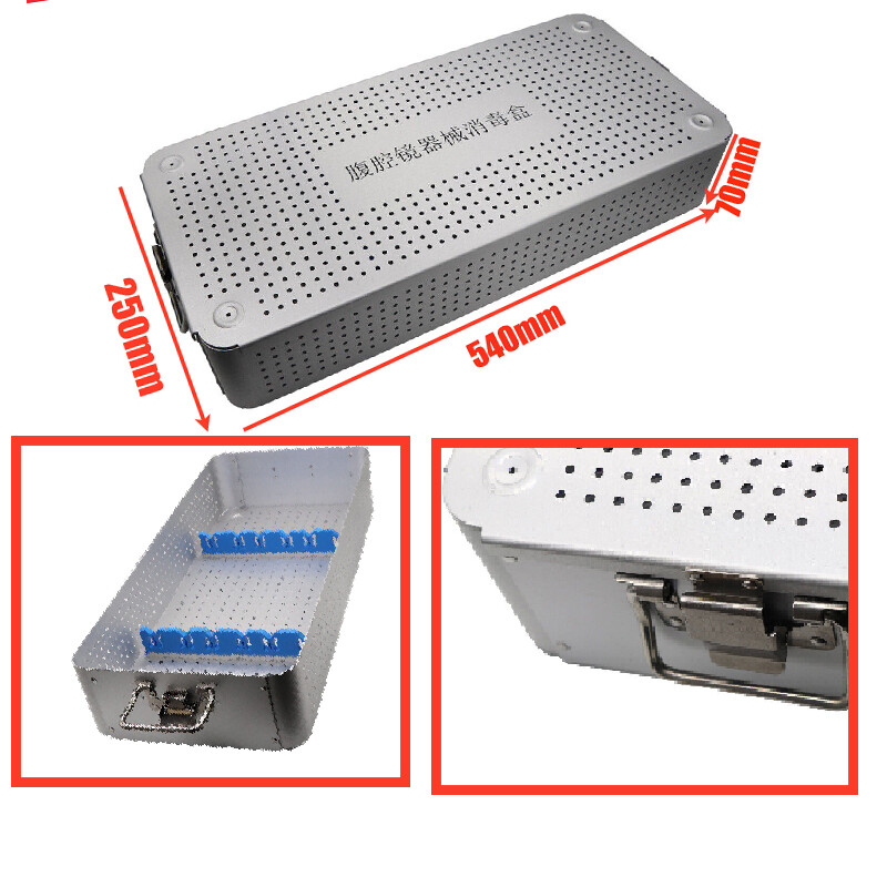 Fit Laparoscopic Instrument disinfection box sterilization case sterilize tray