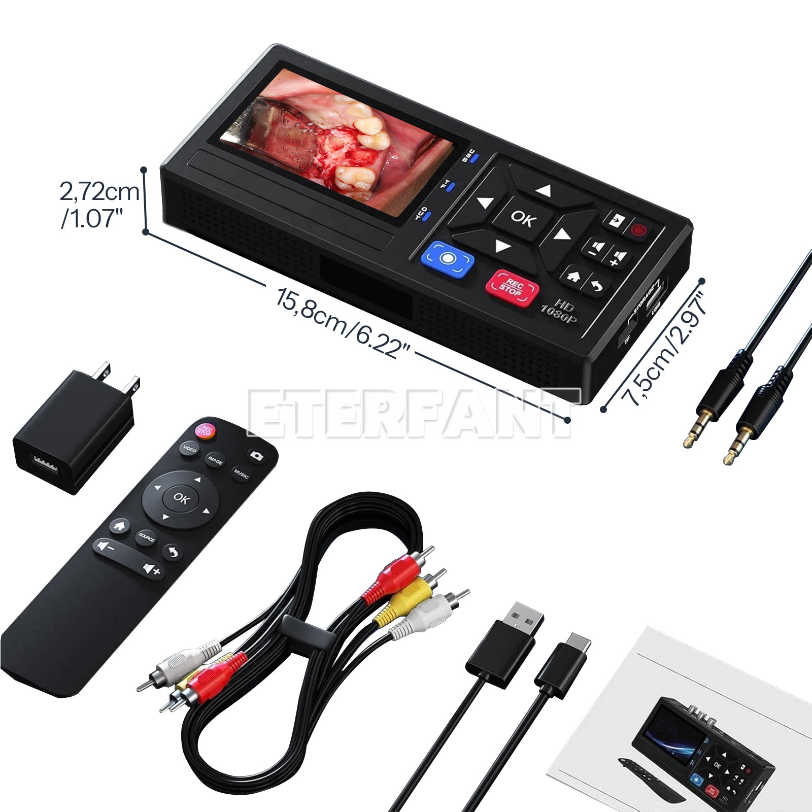 Portable Medical Surgical Recorder 1080P for Laparoscopy and Endoscopy Capture