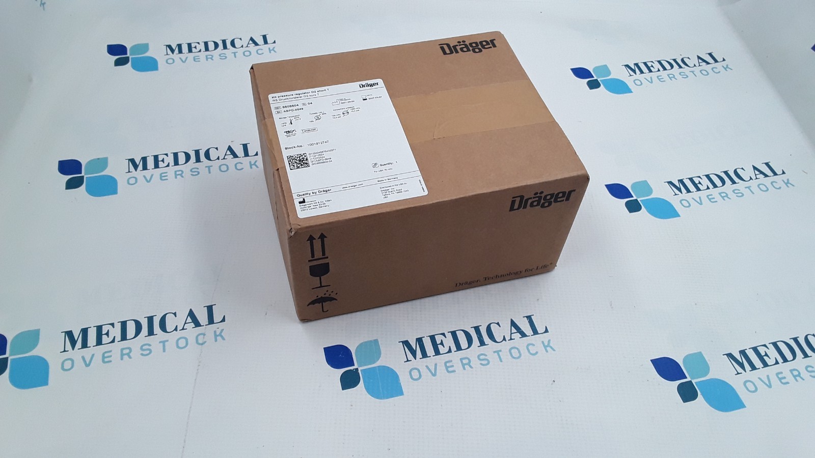 Drager Pressure Regulator O2 Short T Kit REF 8608804
