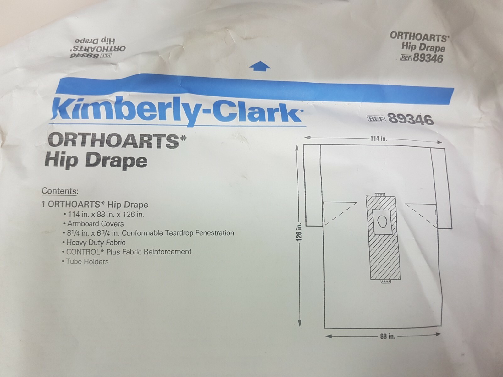 Kimberly-Clark 89346 ORTHOARTS Hip Drape