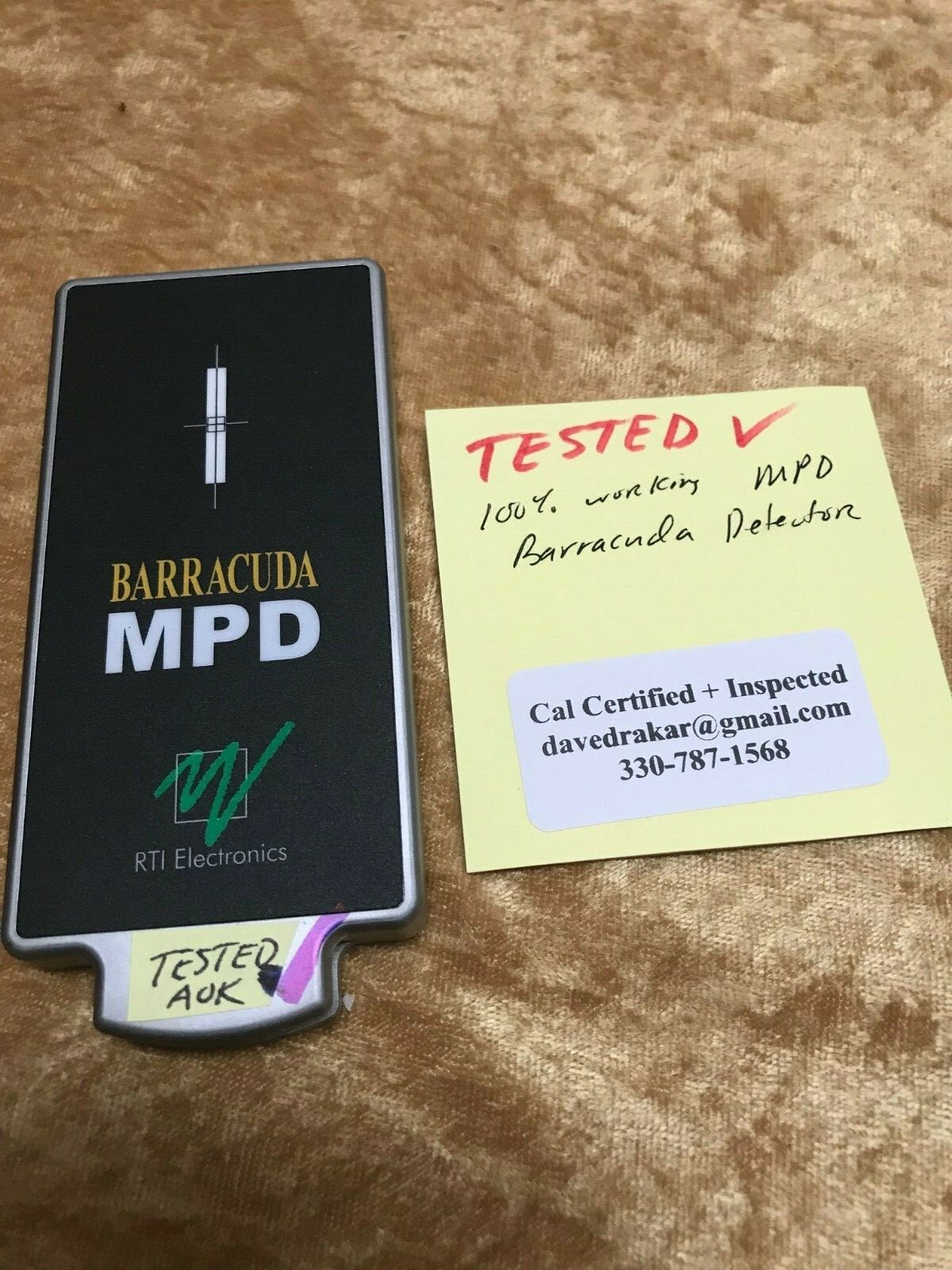 MPD Detector WIRELESS RTI Barracuda xray CT test radcal unfors raysafe fluke
