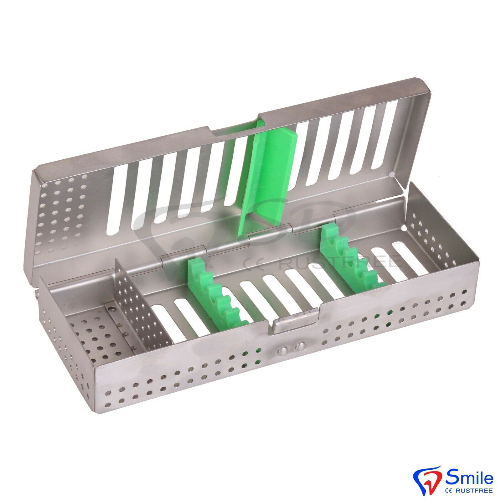 Smile Dental Sterilizing Cassette Hygienic Storage Container Stainless Steel