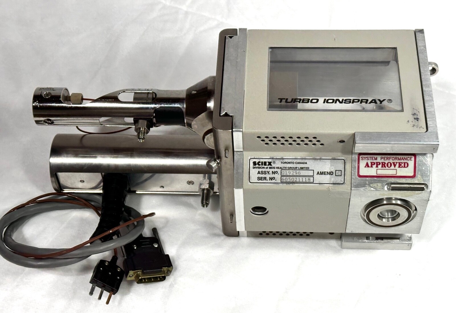 ABS Sciex Qstar XL Turbo Ionspray Module Source 019296 Mass Spectrometry Source