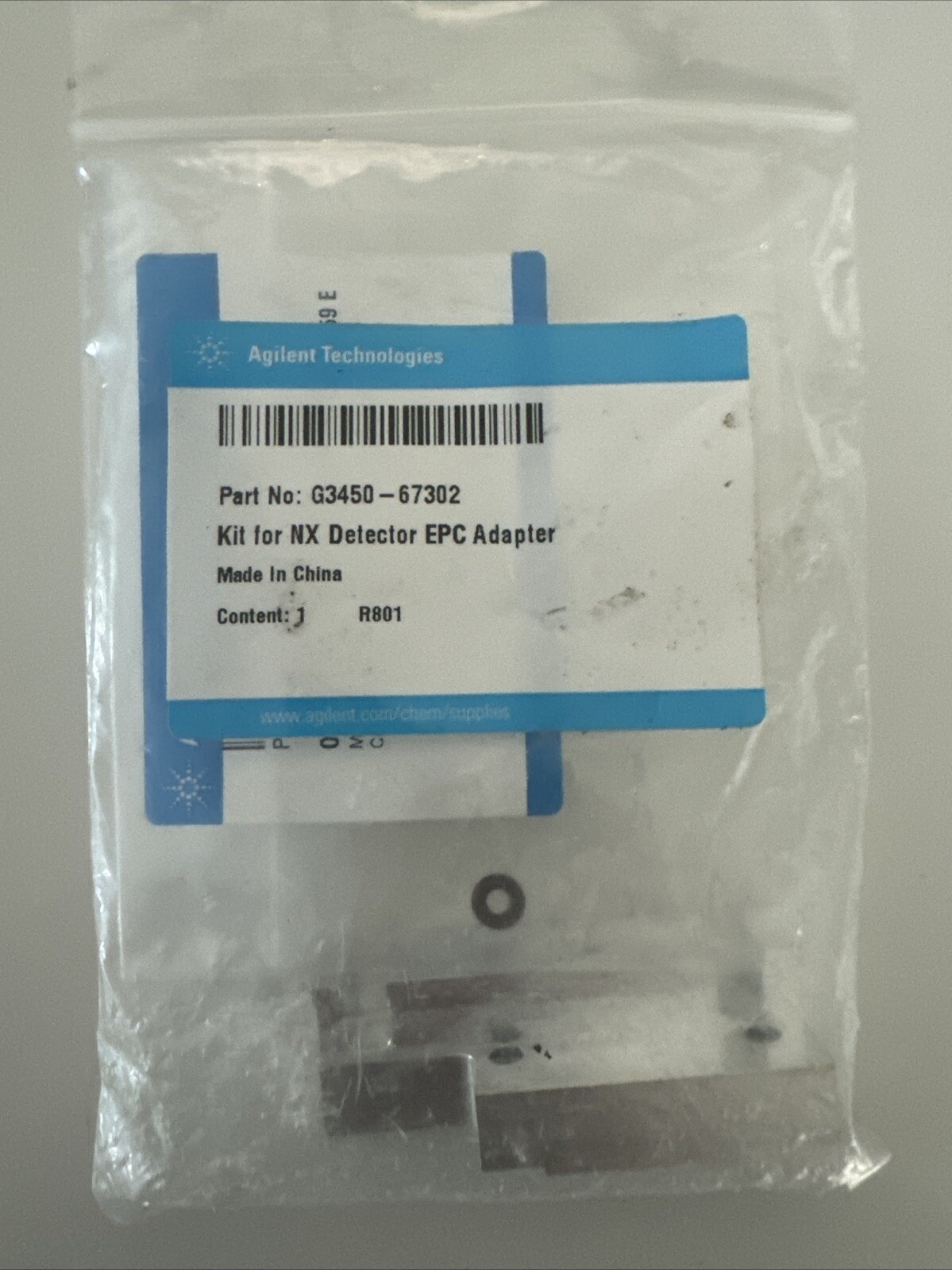 Agilent G3450-67302 Kit for NX Detector EPC Adapter w/ 5181-3344 O-Rings