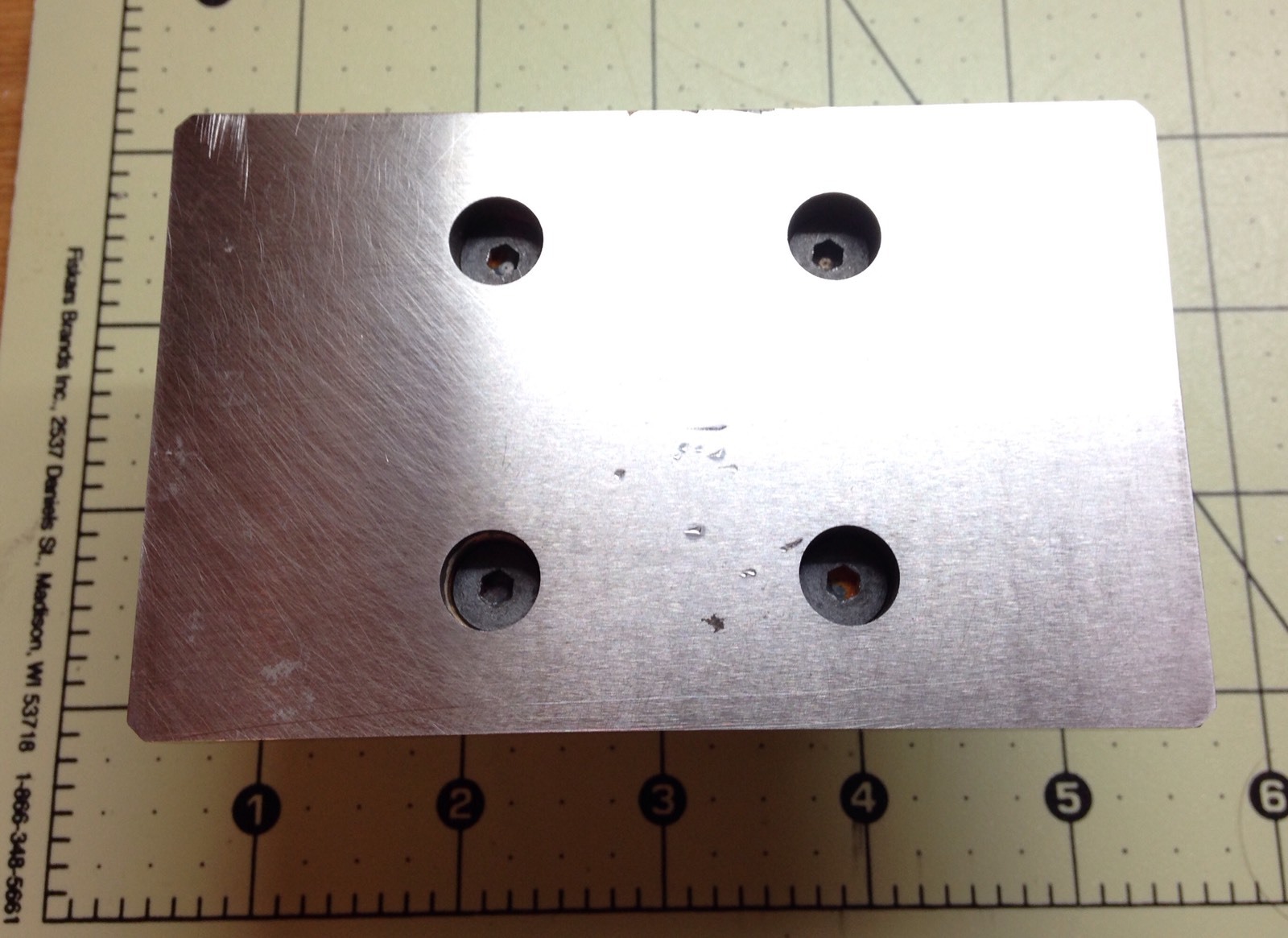 Unknown Solid Metal Laser Component w/Custom Lined Box