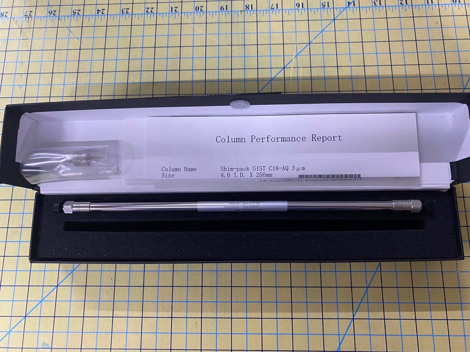 Shimadzu 227-30724-08 Shim-pack GIST C18-AQ LC Column, 3um, 4.6 x 250 mm NEW