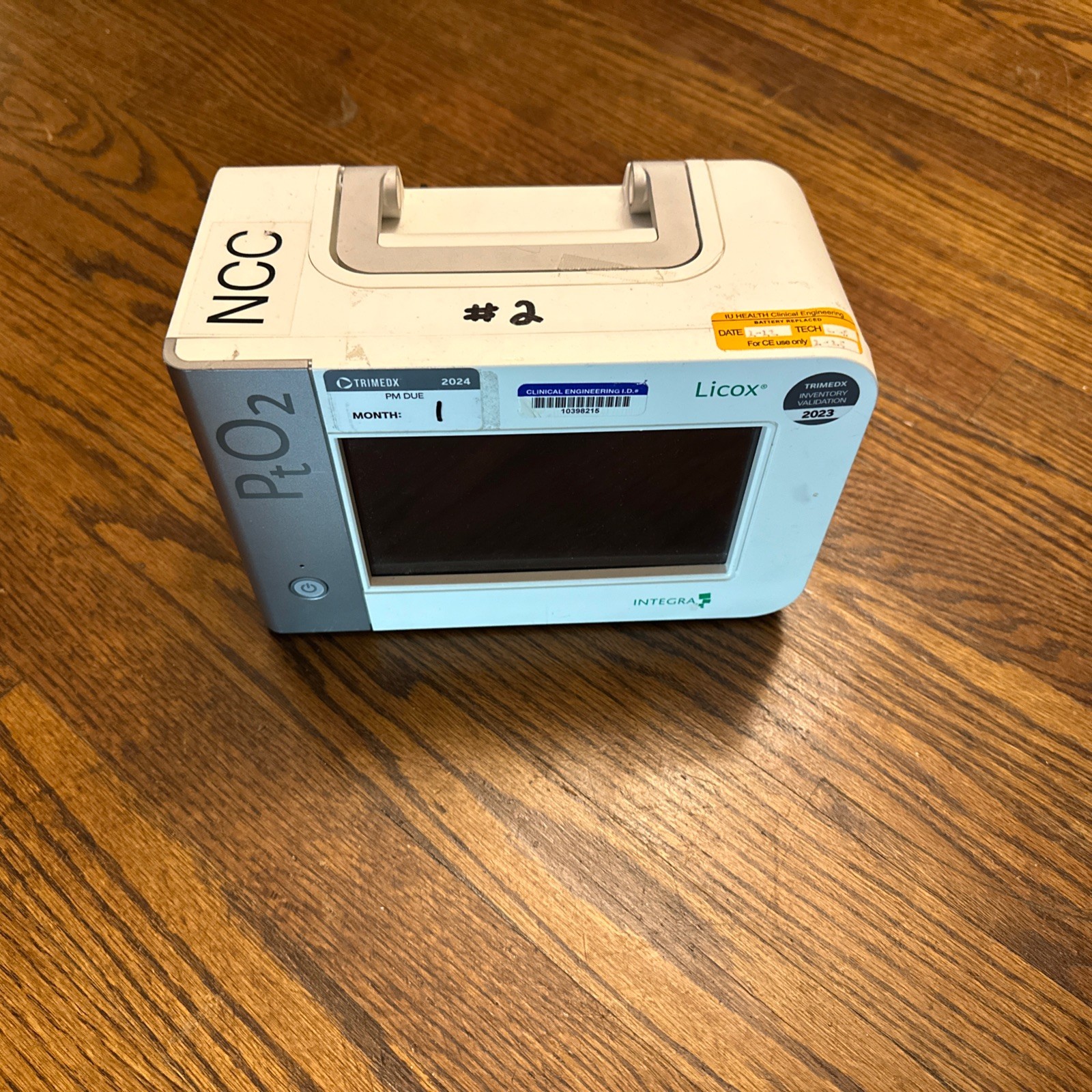 Integra Licox PtO2 Monitor LCX02