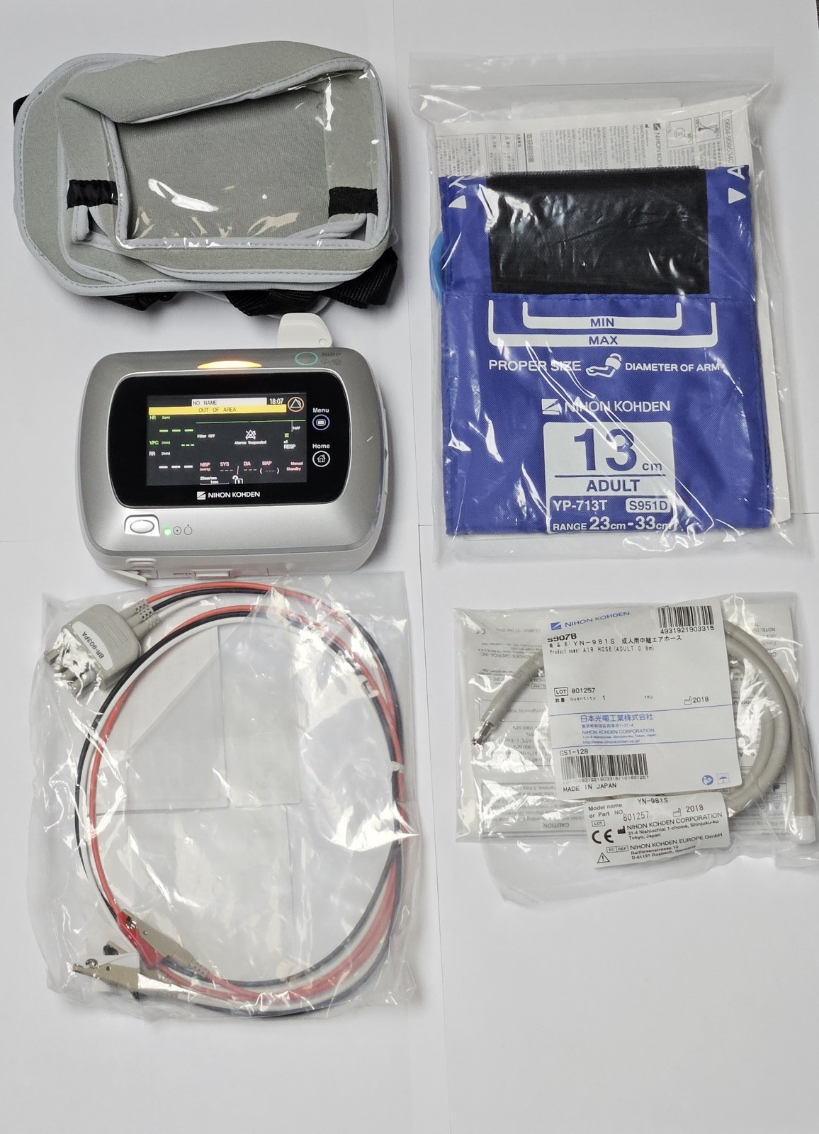 LIFE SCOPE GZ-140P G3 WIRELESS PATIENT TELEMETER MONITOR