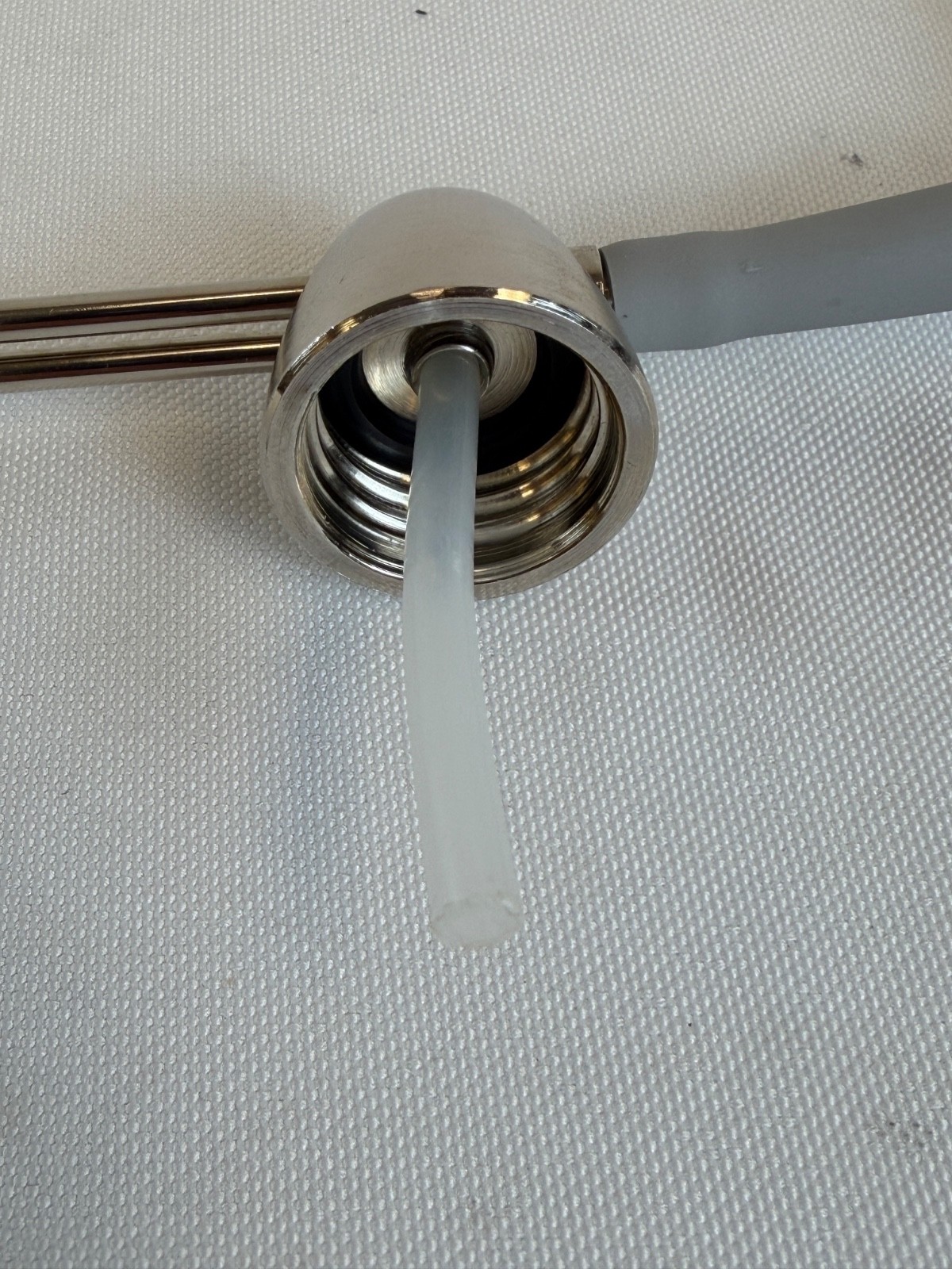 Surgical Powder Blower Urology Glass Jar #3 Rubber Bulb 4.5″ Metal Stem