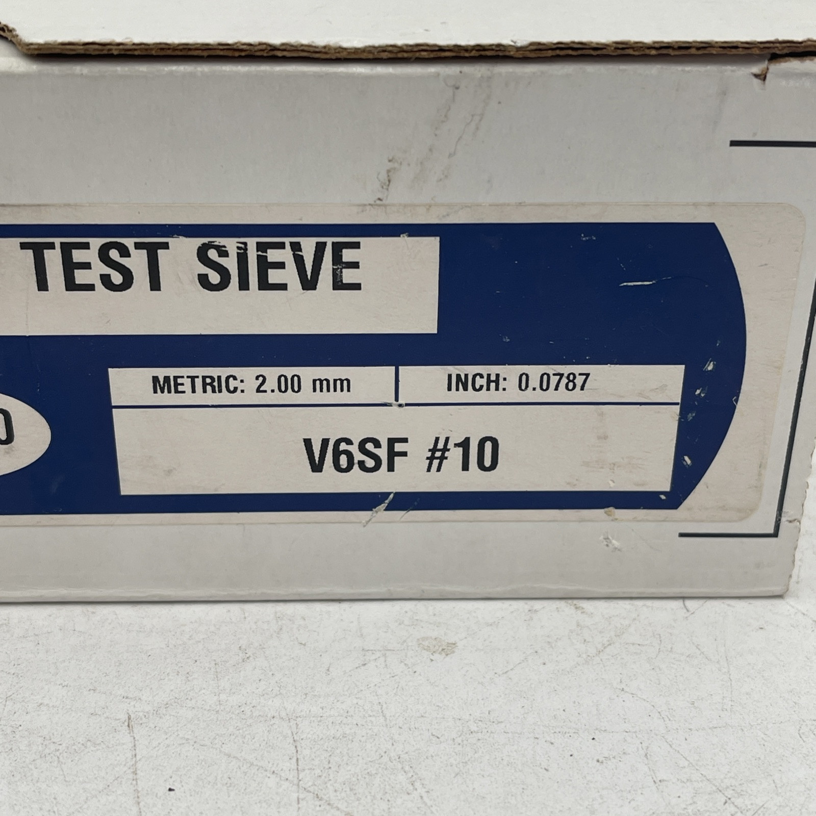 Gilson 6″ Stainless Standard Test Sieve; #10 V6SF #10; 2mm .0787 inch