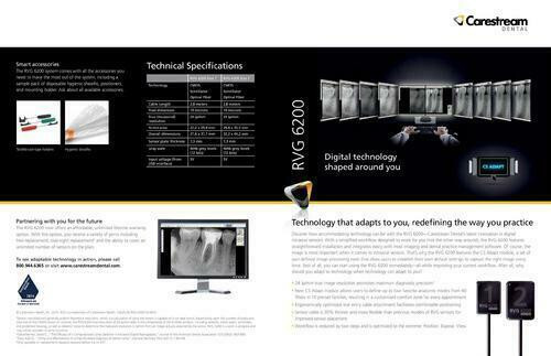 2X Carestream Kodak RVG CS 6200 Sen sor Size 2 Fast ship