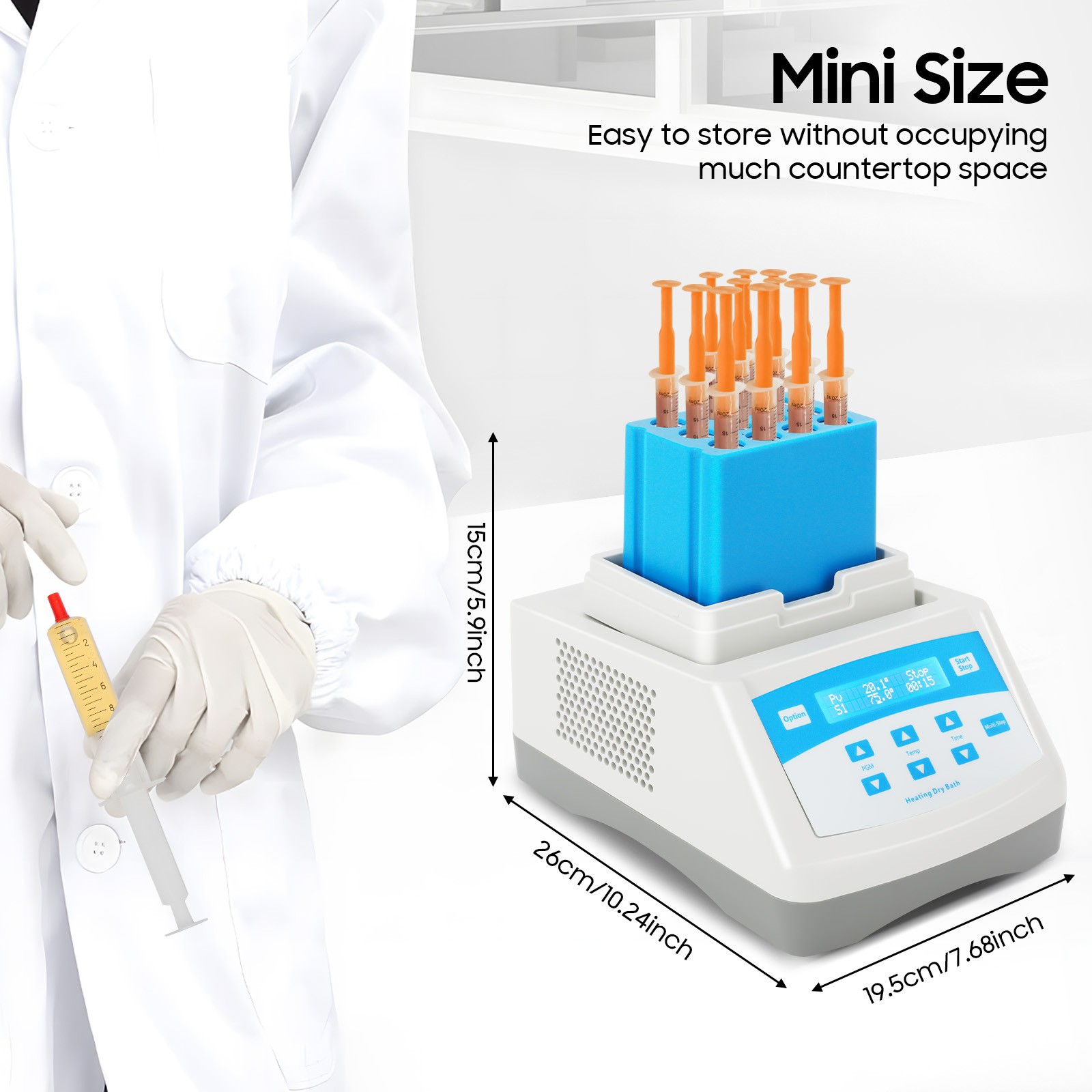 PRP PPP Gel Maker Heater Portable Plasma Bio-Filler Gel Heating Machine 12*5ML