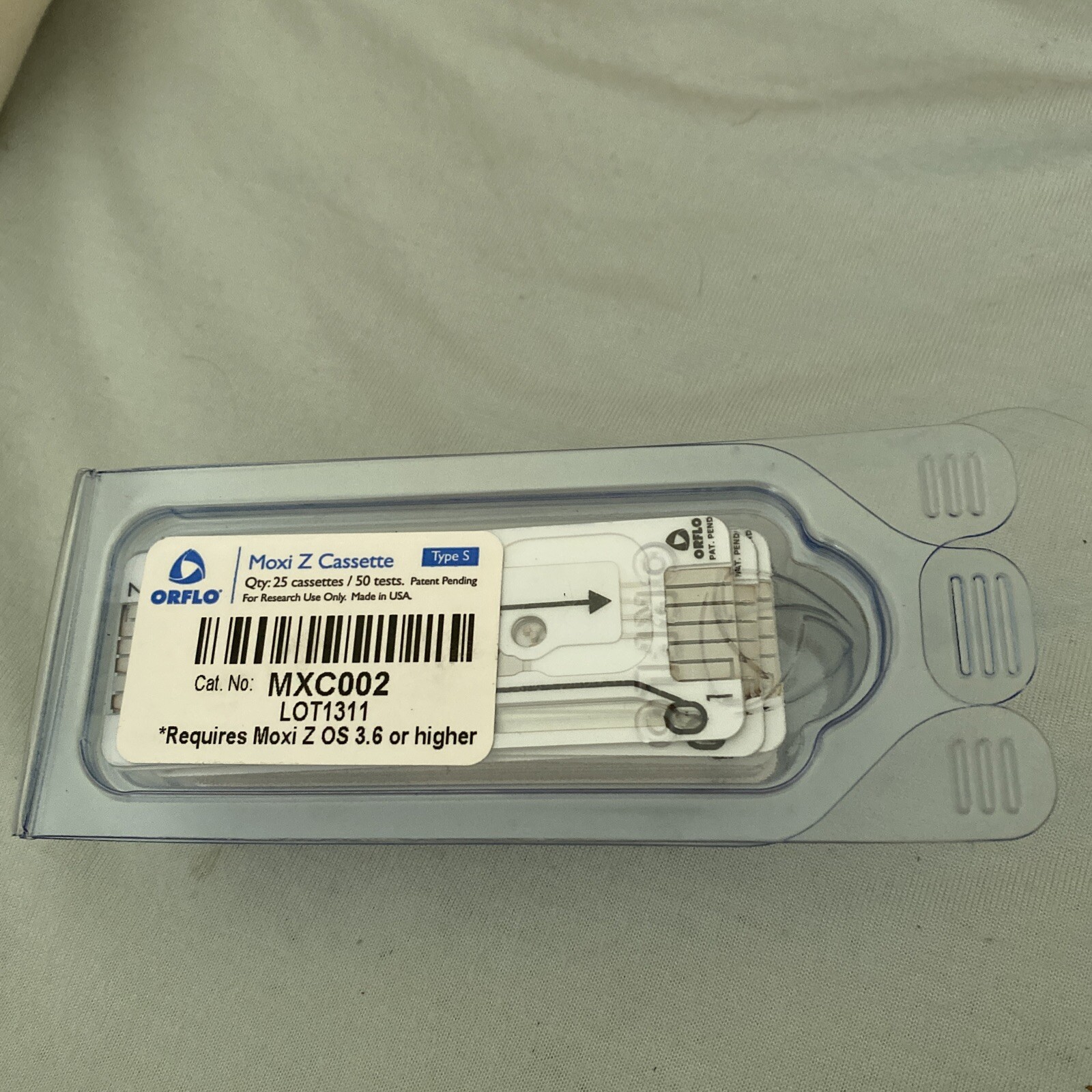 ORFLO Moxi Z Automated Cell Counter MXC002 Cassetttes NEW PACK Of 25!