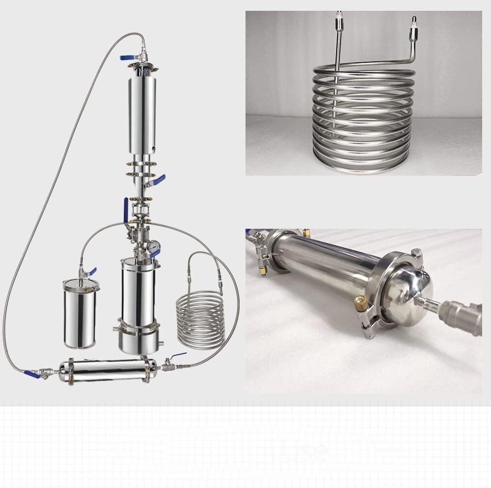 1LB 450G Closed Loop Extractor Hemispheric Dewaxing Oil Extraction Solutions USA