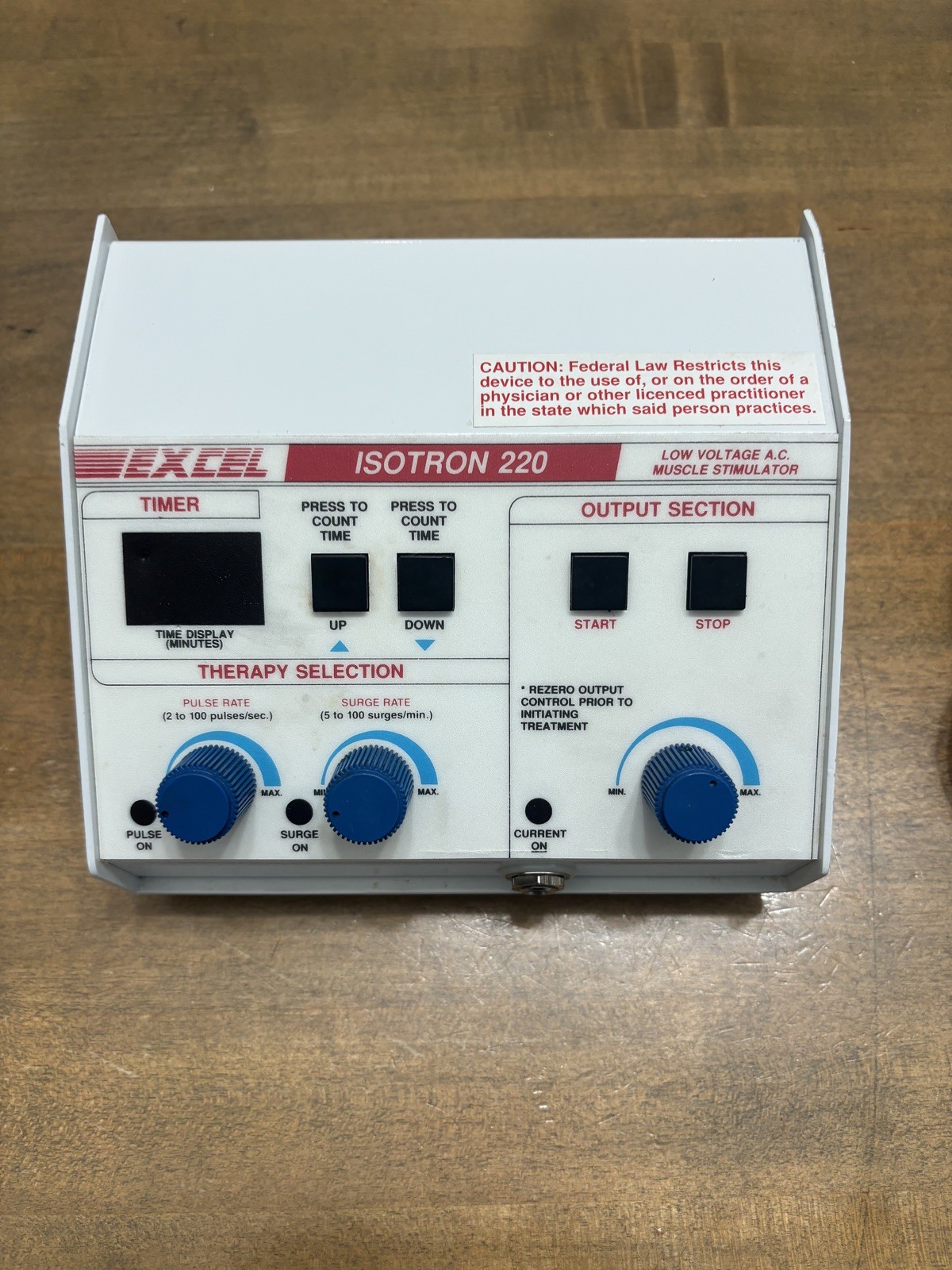 Excel Isotron 220 Chiropractic Therapy Unit Stimulation Muscle Therapy