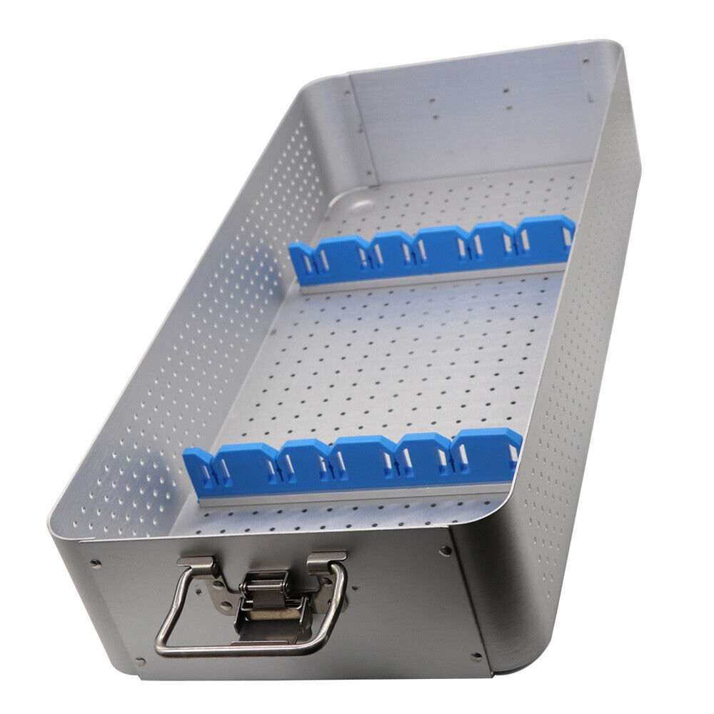 4 Type Laparoscopic Instruments Sterilization Casette Tray Aluminum Storage Box