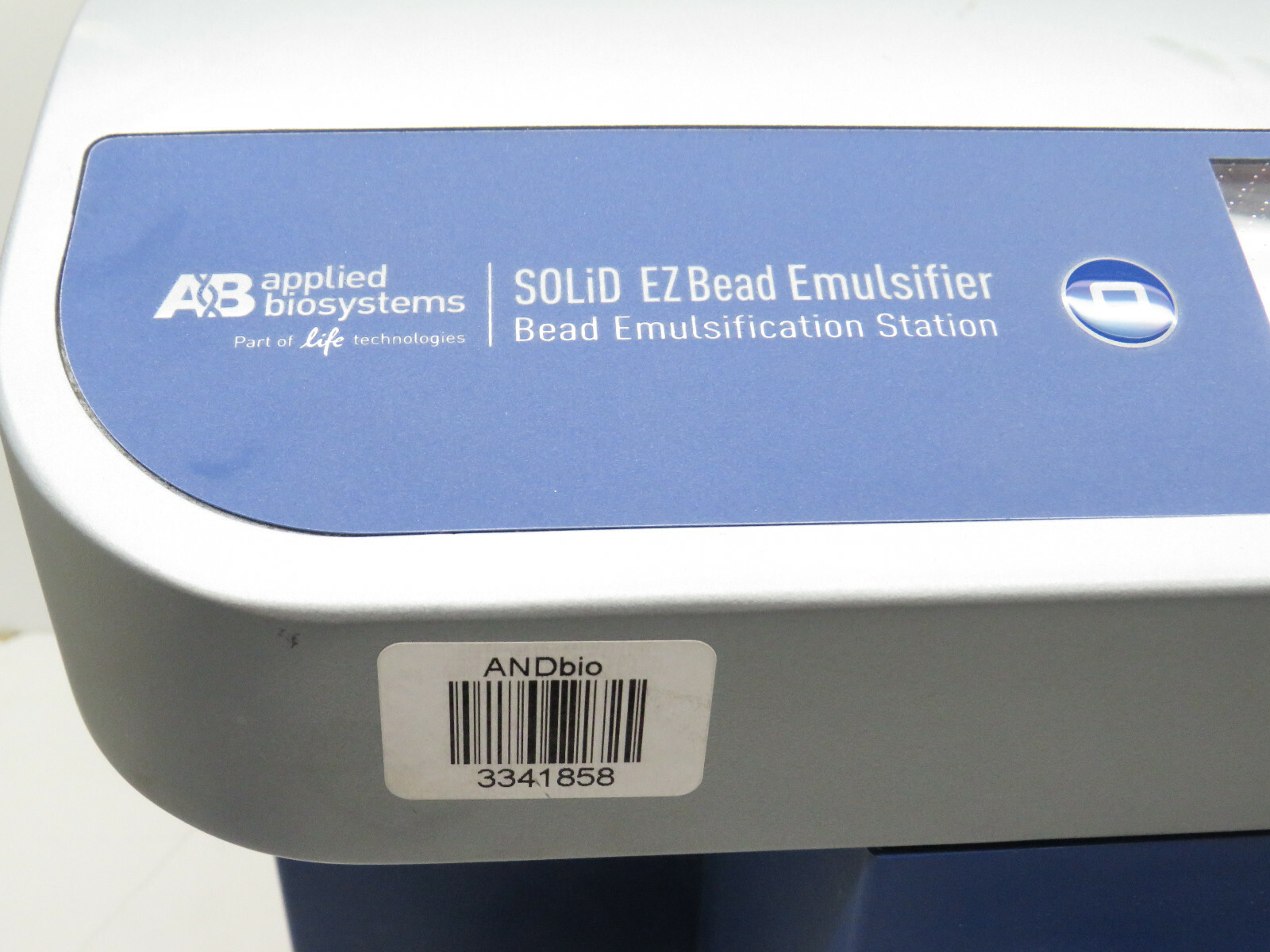 Applied Biosystem 4449179 Solid EZ Bead Emulsifier 100-240VAC 50/60HZ