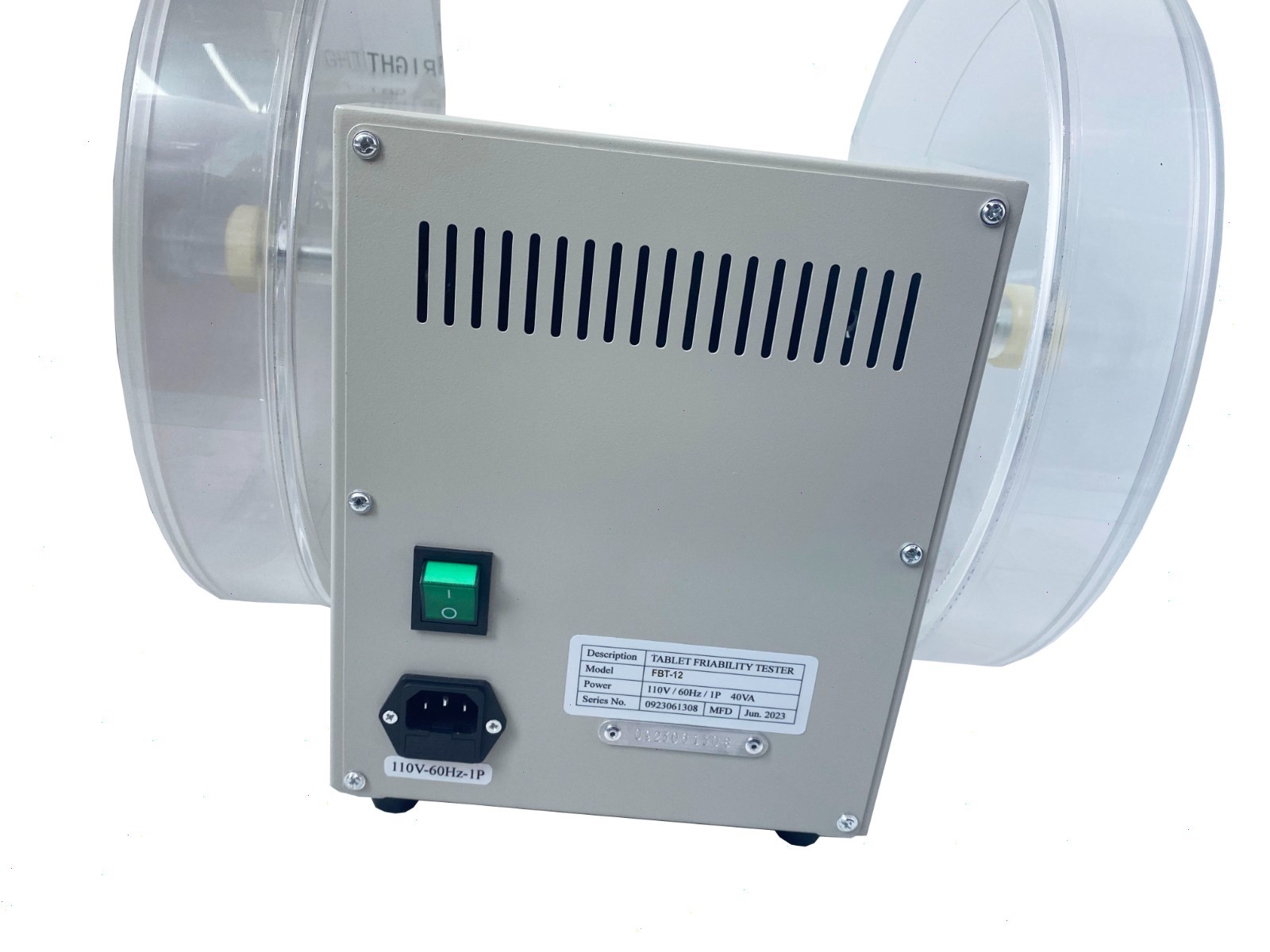 Friability Test for Tablets with Rotation Count 100r and Rotation Speed 25rpm