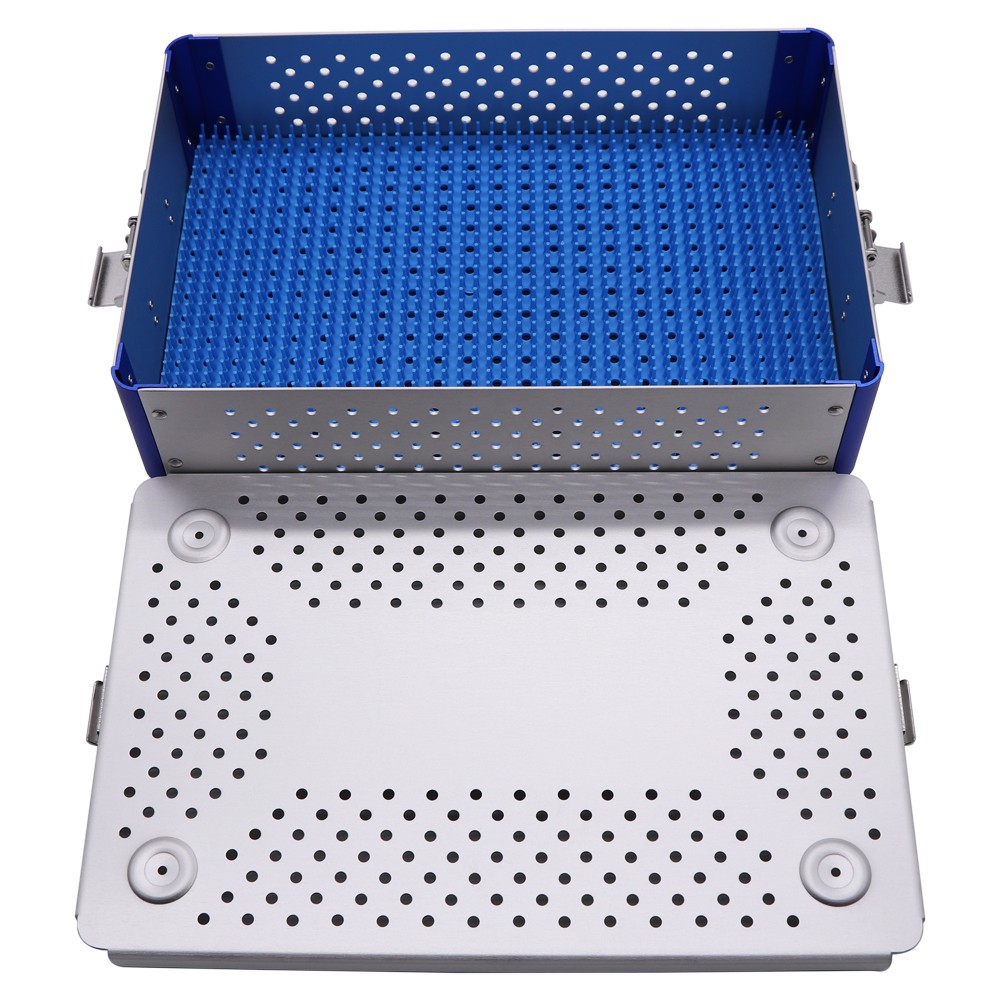 Medical Aluminium Surgical Instrument Disinfection Box 300mm*200mm*70mm