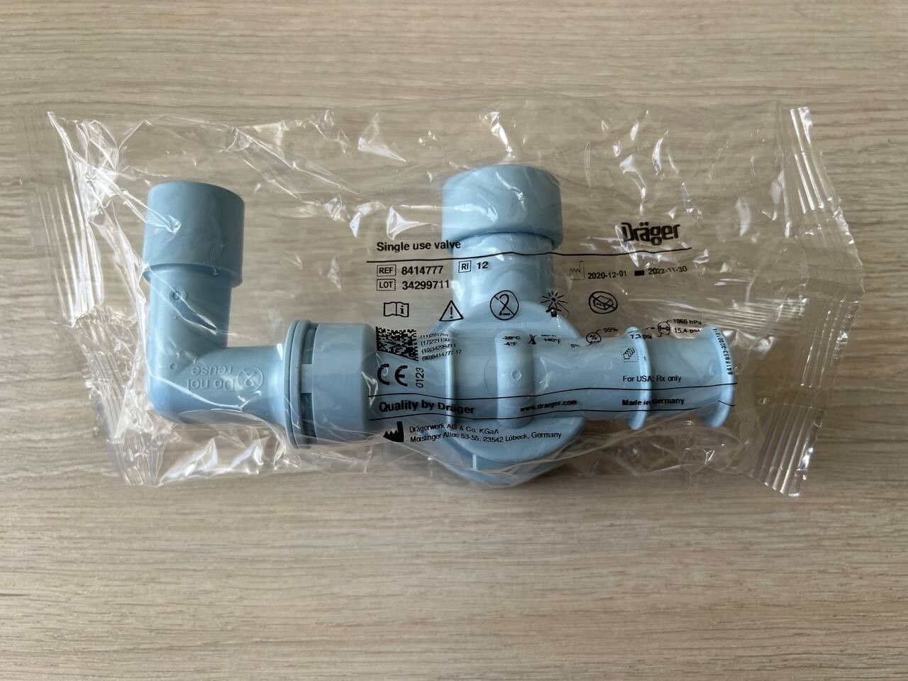 DRAGER 8414777 DRAEGER 8414777 SINGLE USE VALVE, Valve For Evita
