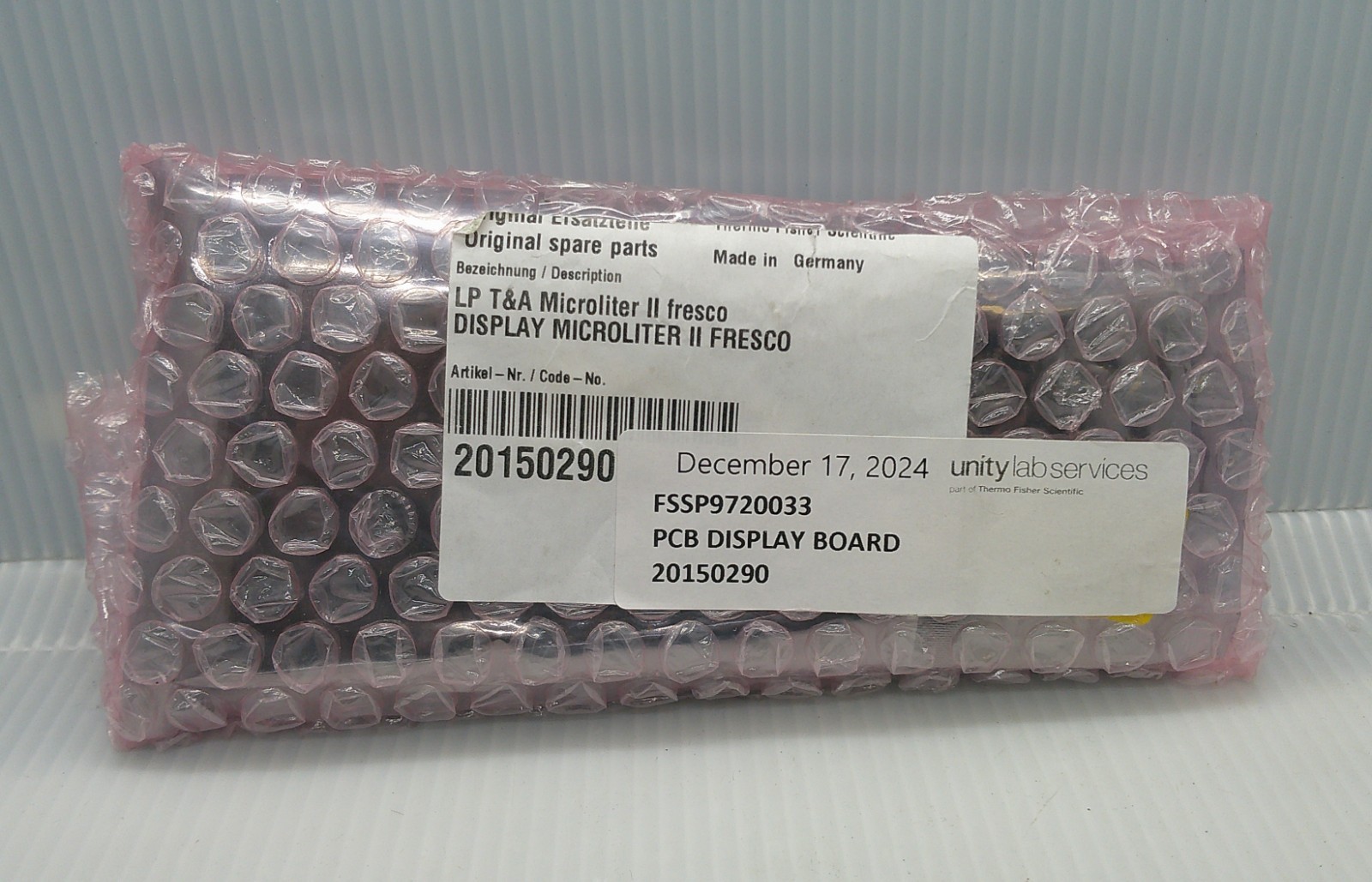 Thermo Fisher Scientific FSSP9720033 PCB Display Board 20150290