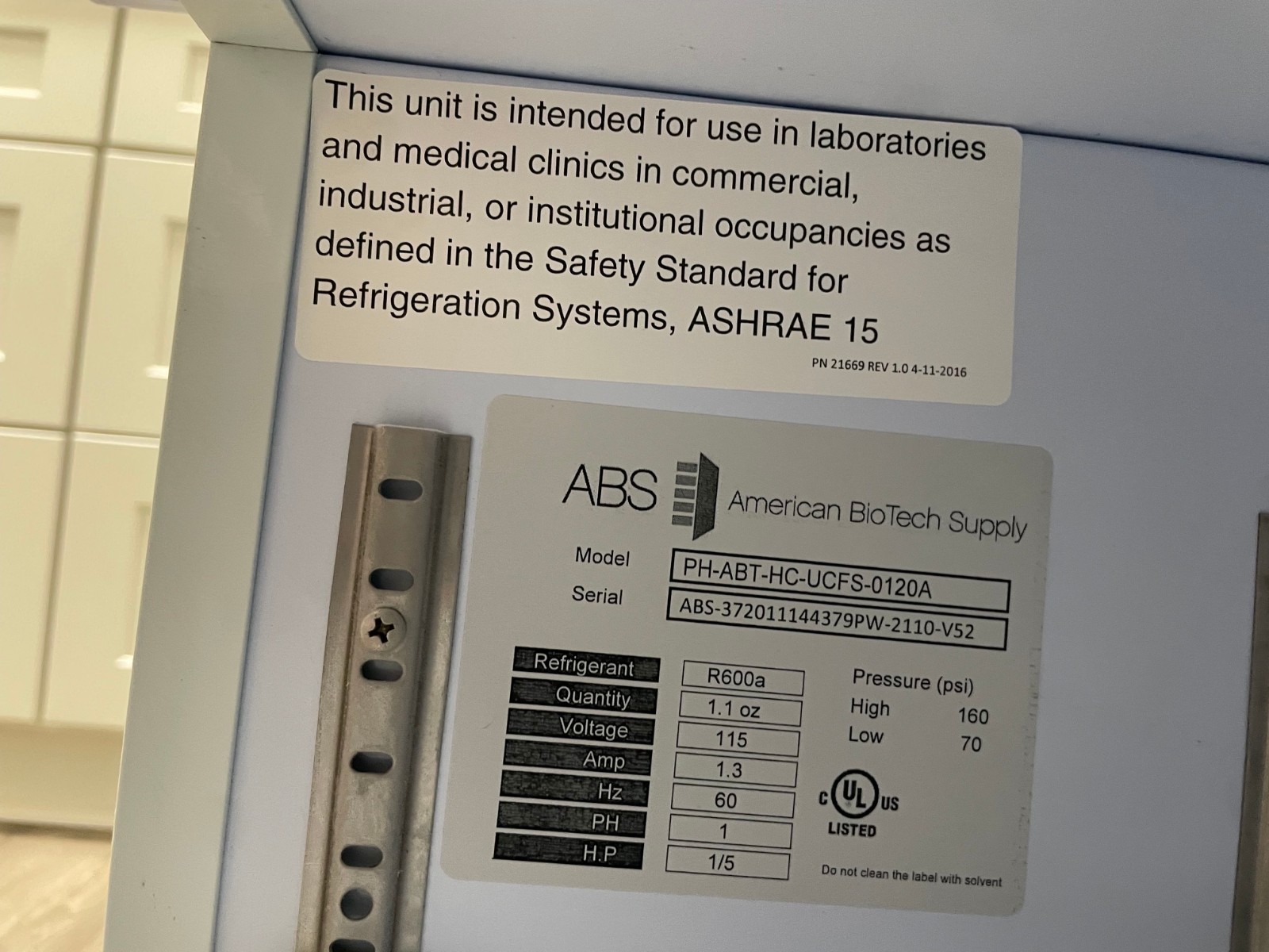 ABS American Biotech Supply Premier Pharmacy Medical Freezer great for vaccines!