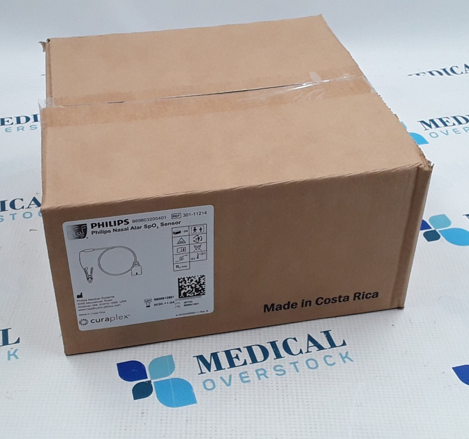 Philips Nasla Alar SpO2 Sensor REF 301-11214 Box of 24 (989803205401)