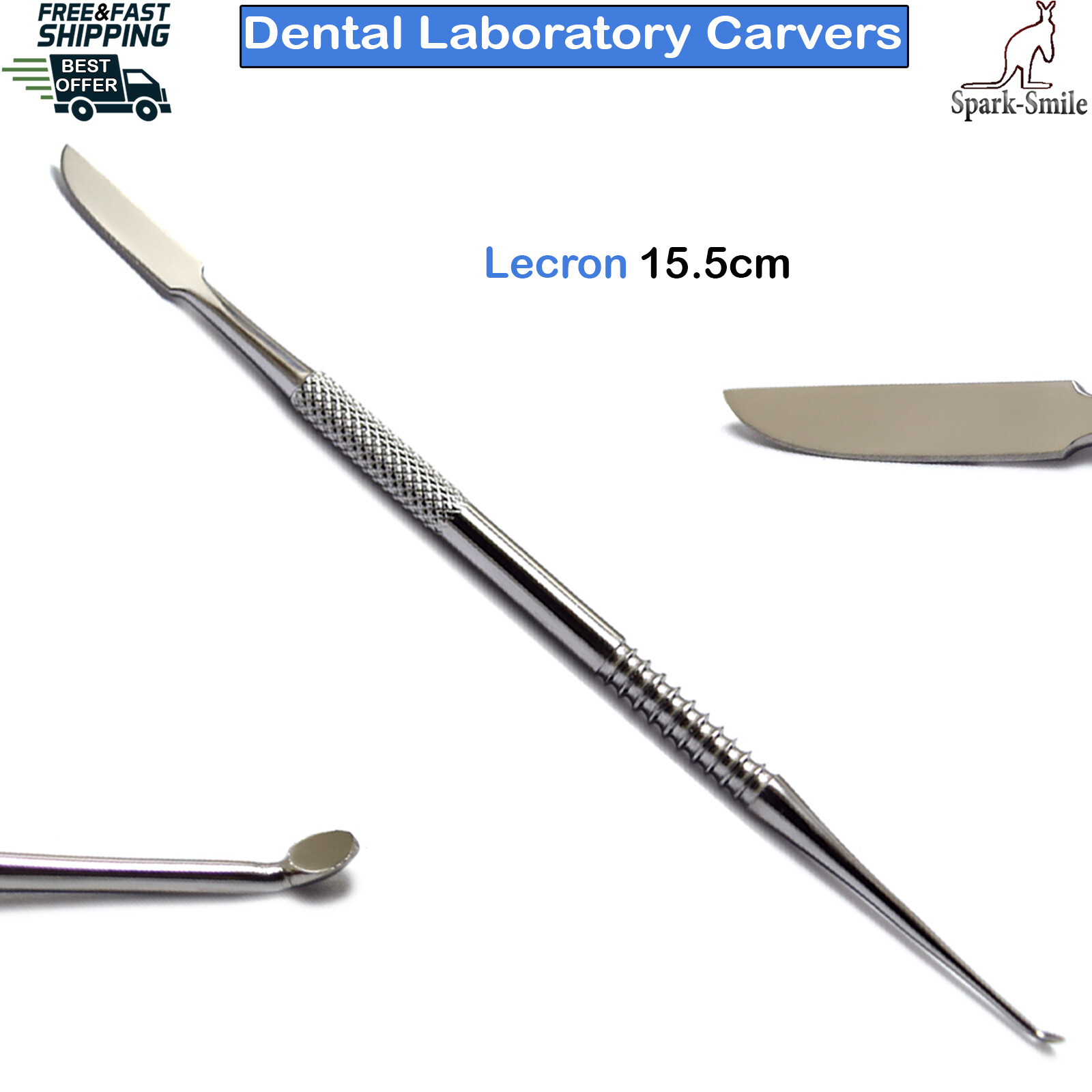 Dental laboratory Wax Mixing Porcelain and Modelling Carvers 3 Piece Zahle Beale