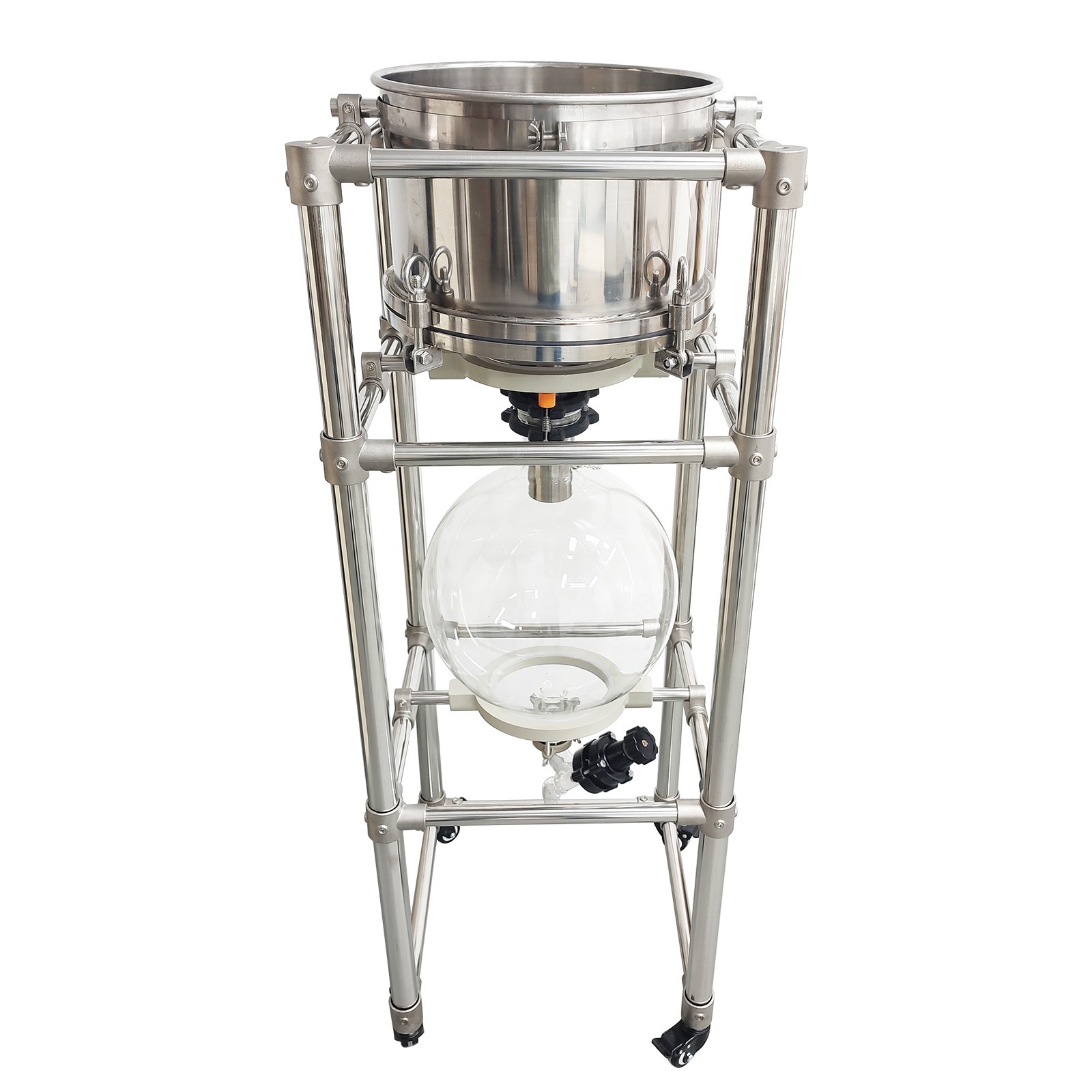 20L Split Vacuum Filtration Unit with 304 Stainless Steel Funnel Lab Equipment