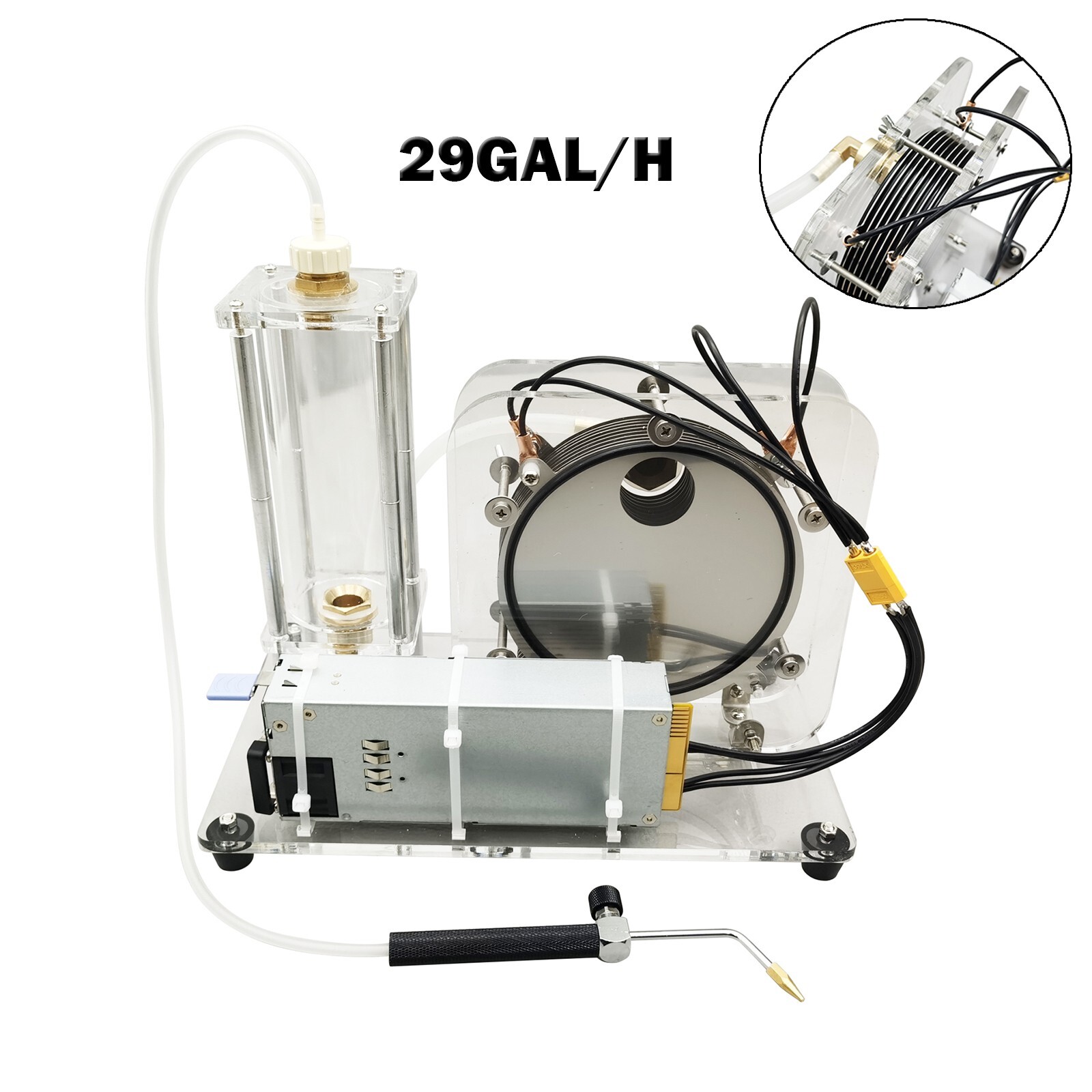 Hydrogen Oxygen Electrolysis Machine Lab Explanation Equipment 100-240V