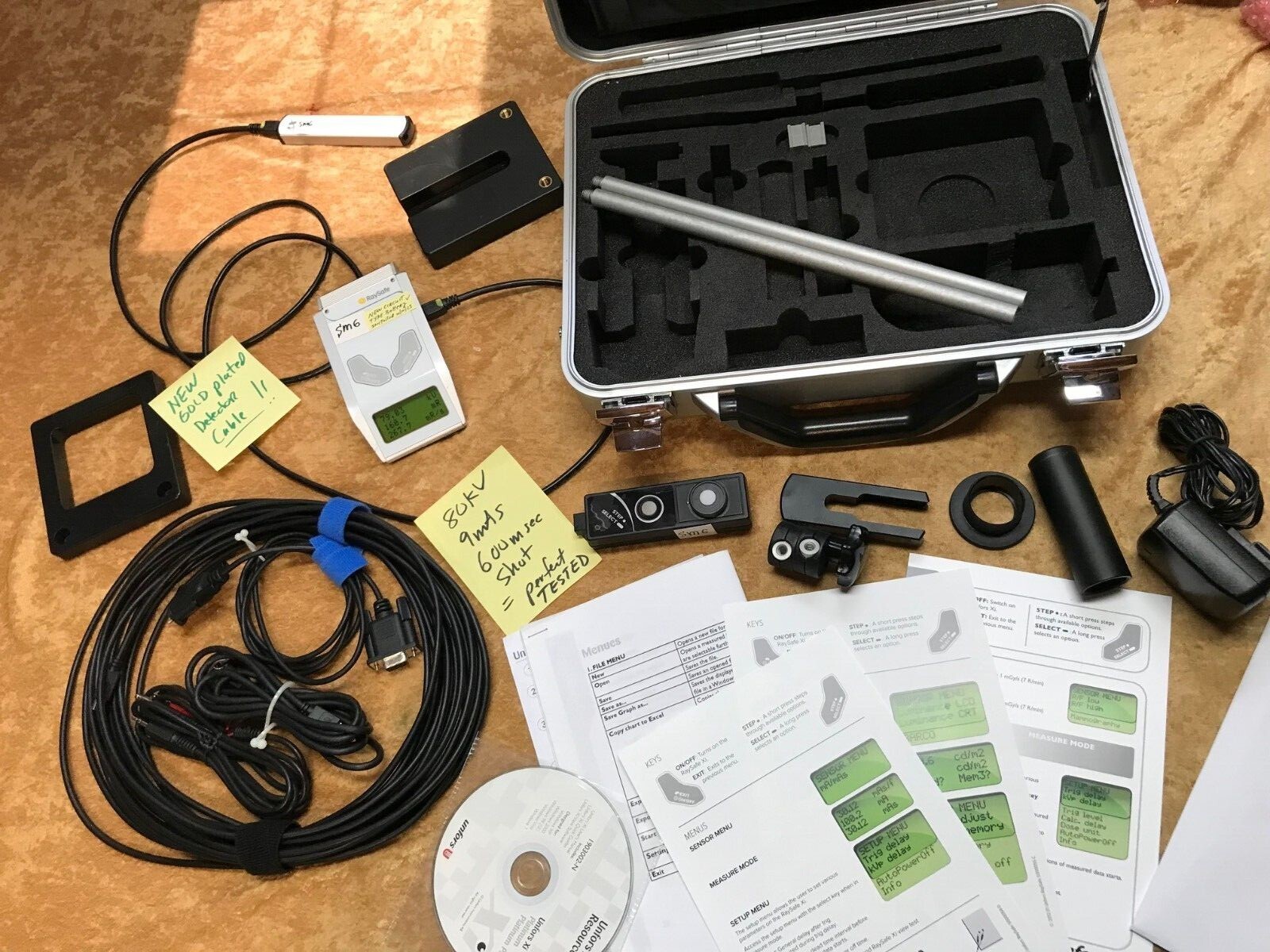 Unfors Xi Xray Mammography test meter kit Radcal Raysafe Keithley Fluke SM6
