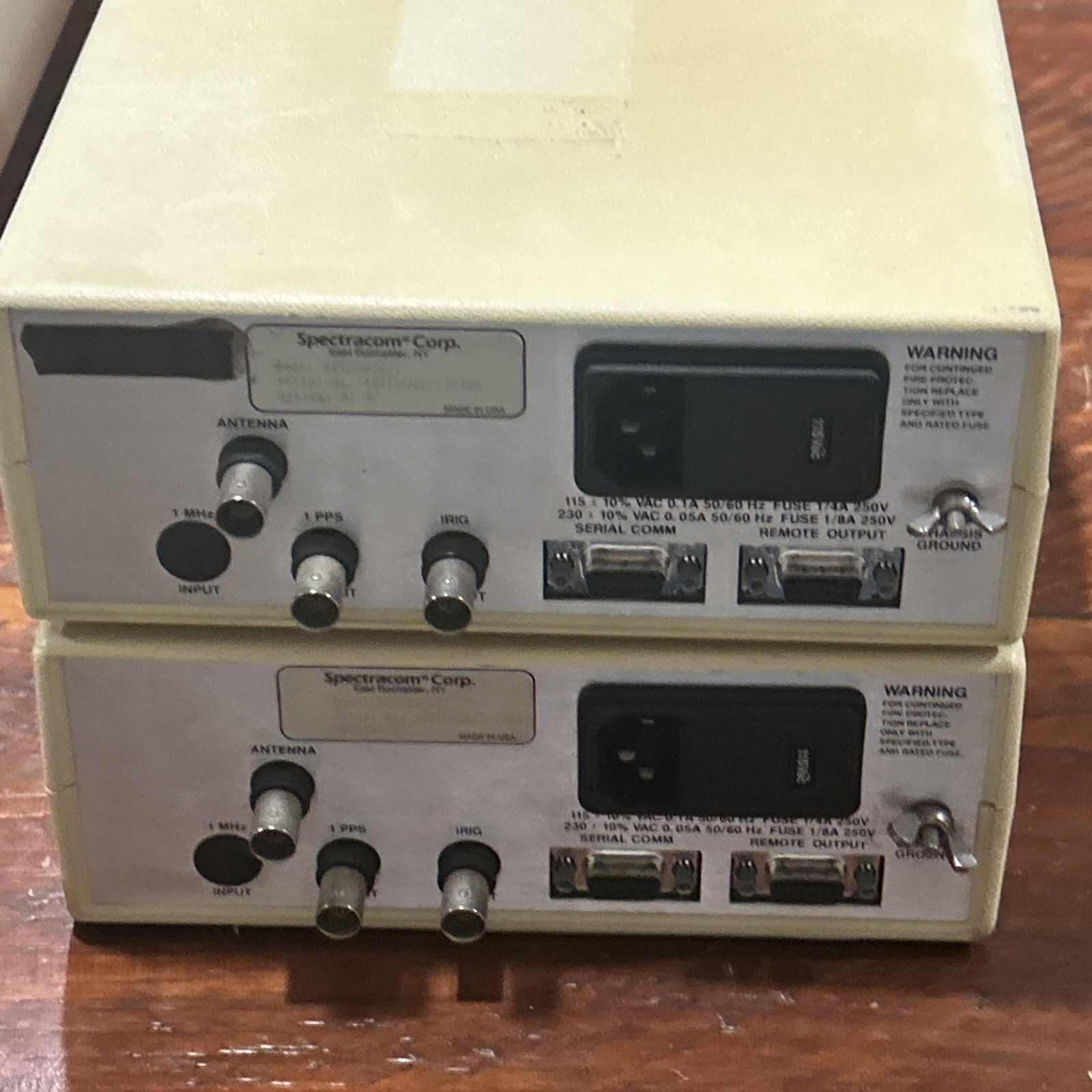 Spectracom NetClock /2 Master Clock – Set Of 2 Units Only Untested