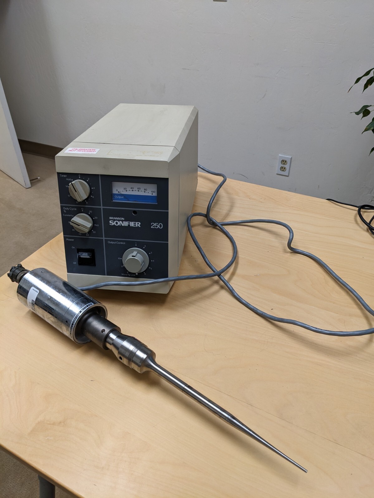 Branson 250 Sonifier with Probe