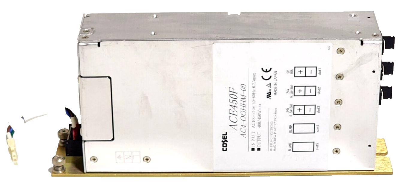 Cosel ACE450F Model AC4-OOHHM-00 Power Supply 450W 6.2A MAX Used Working