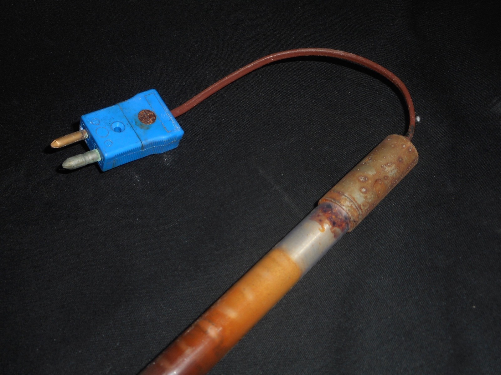 CHEMGLASS PFA Coated SS 1/2” Diameter 45″ Long Type T Thermocouple CG-3498-116 B