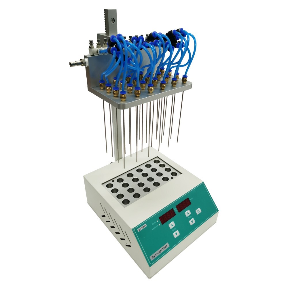 24 Holes Termovap Nitrogen Sample Concentrator Nitrogen Blower Evaporator 110V