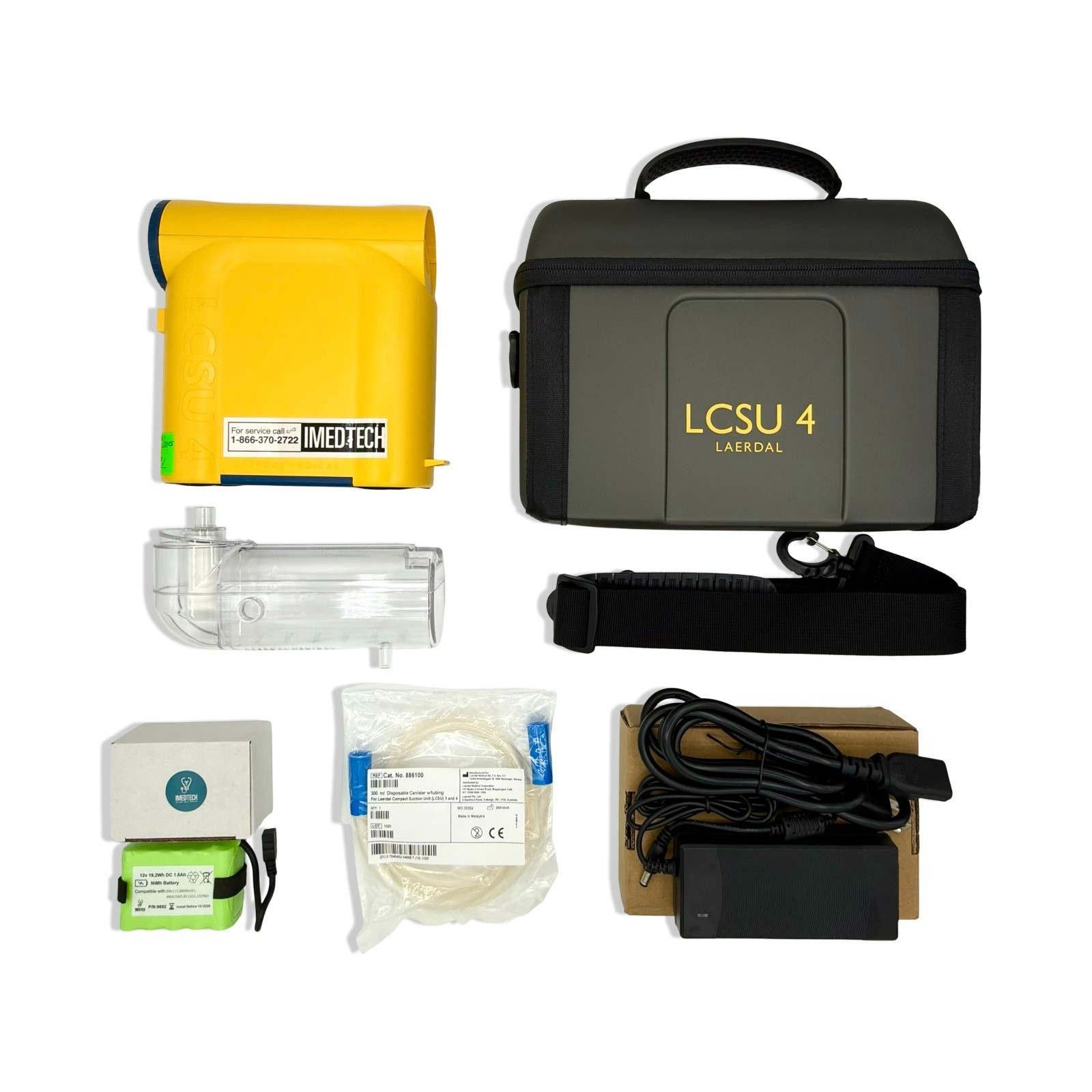 Laerdal Compact Suction Unit 4 Laerdal 880061 LCSU 4, 300 ml Compact Suction