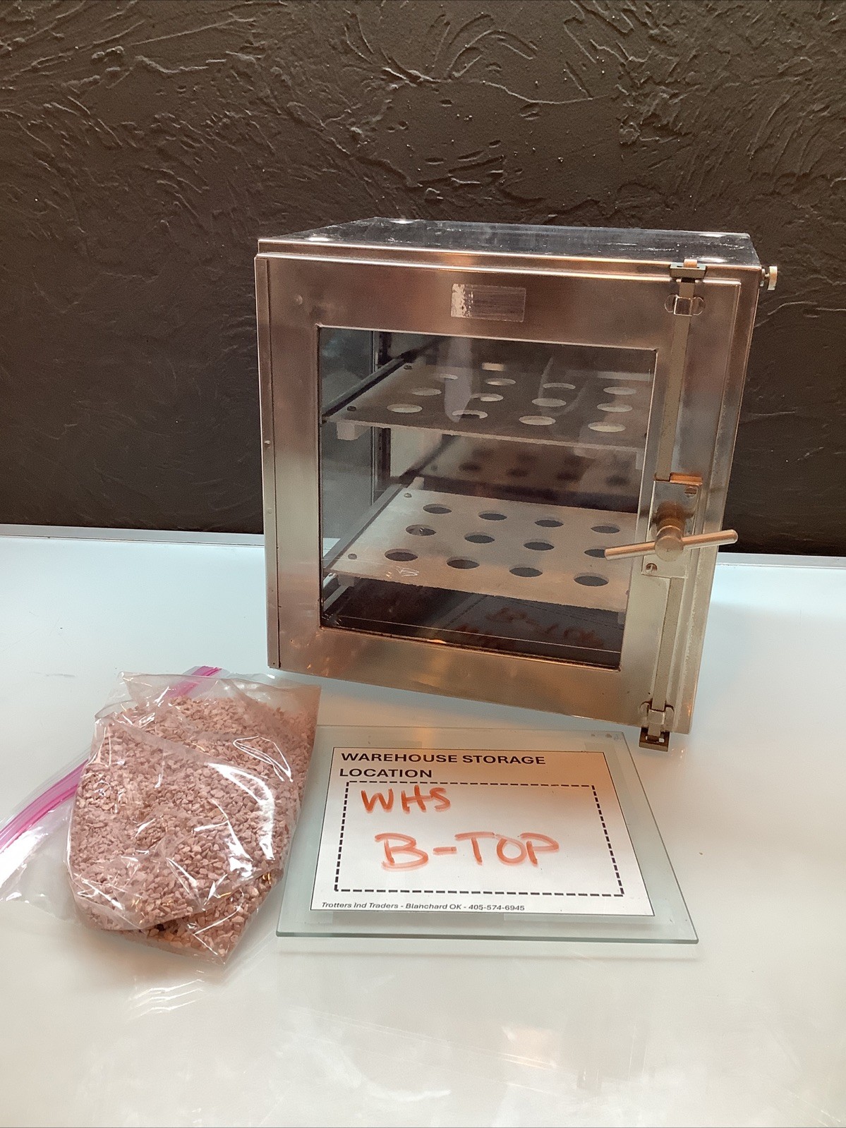 Boekel Scientific Glass Desiccator Cabinet with two shelves