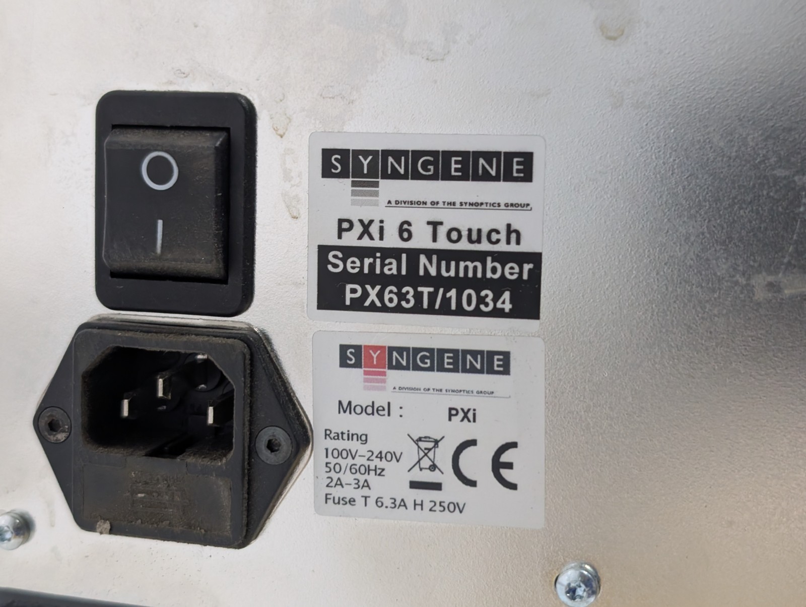 Syngene PXi 6 Touch gel imaging system transilluminator parts repair