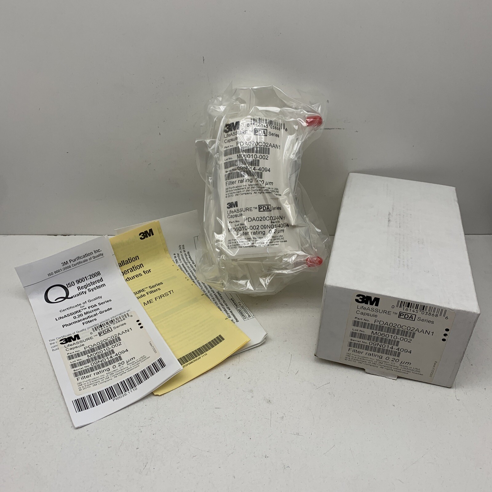 3M PDA020C02AAN1 LifeAssure PDA Series Filter Capsule 0.20µm, Hose Barb