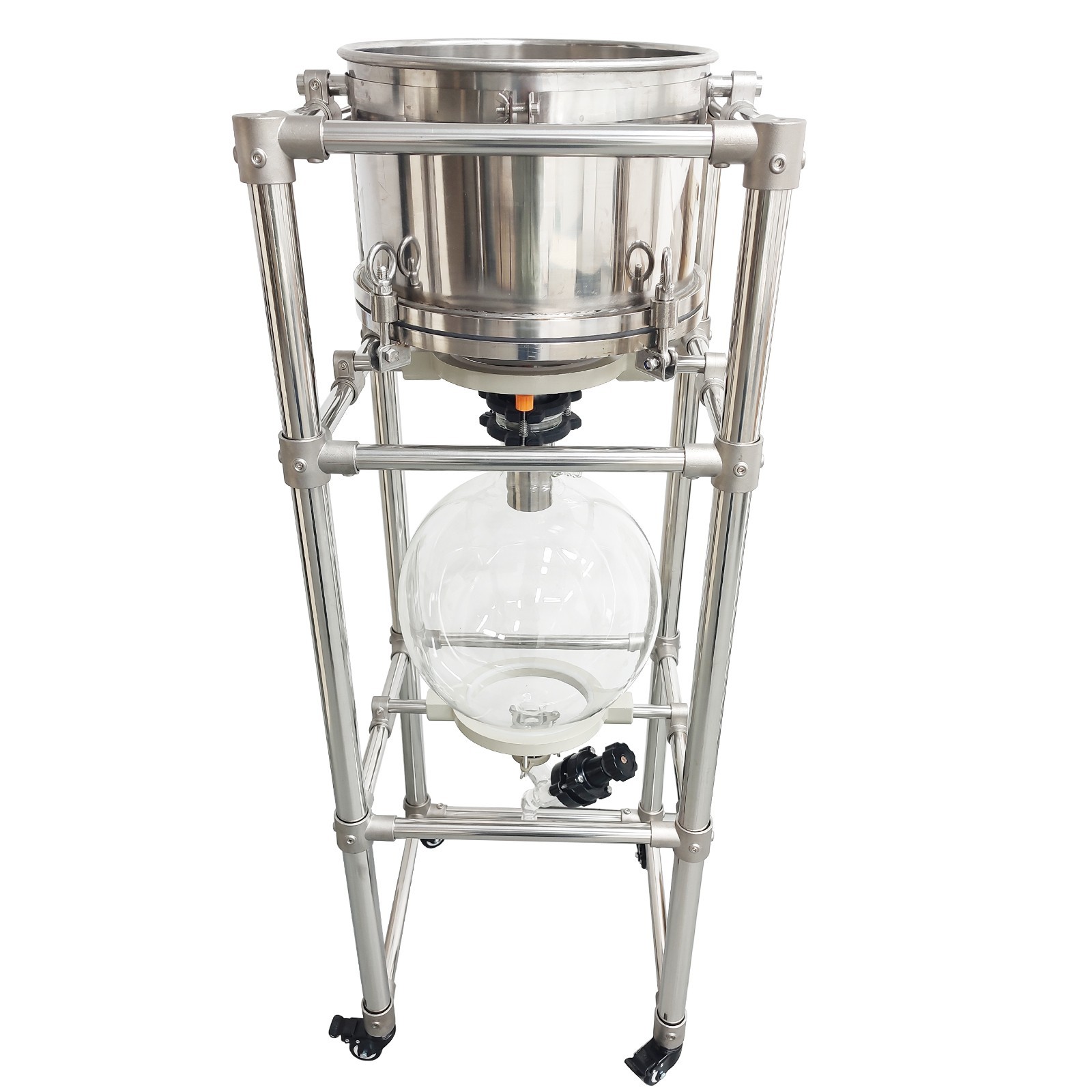 20L Split Vacuum Filtration Unit with 304 Stainless Steel Funnel Lab Equipment