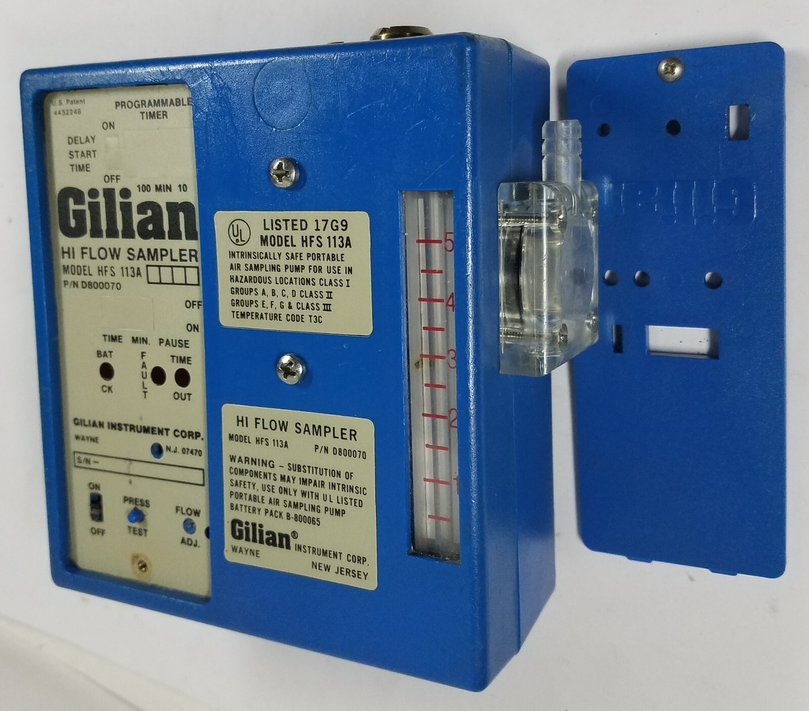 Gilian HFS-113A Hi Flow Air Sampler Pump PN:D800070 #2